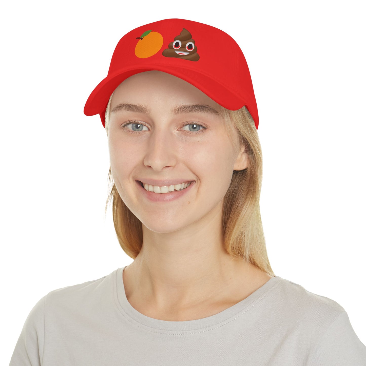 Orange Poop Baseball Cap