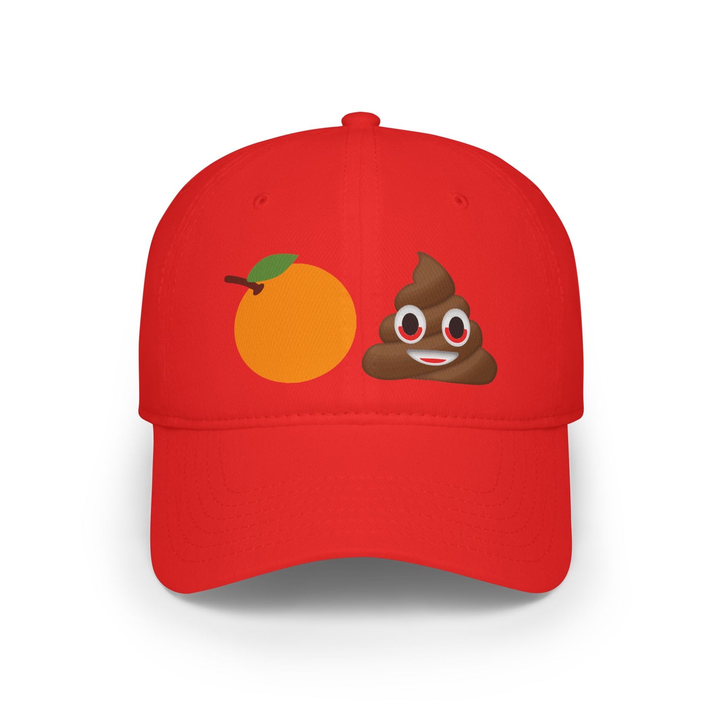 Orange Poop Baseball Cap