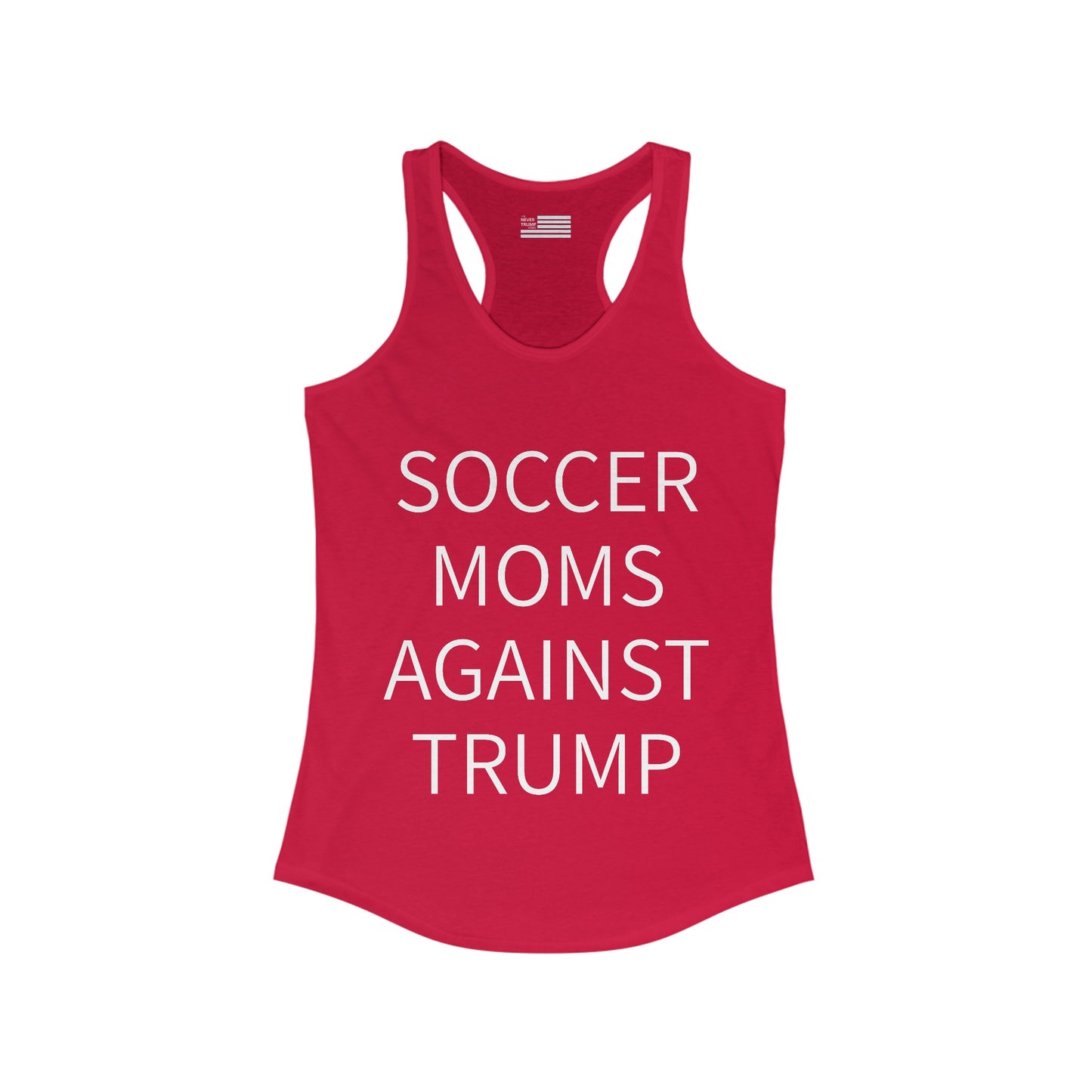 Soccer Moms Against Trump Women's Ideal Racerback Tank