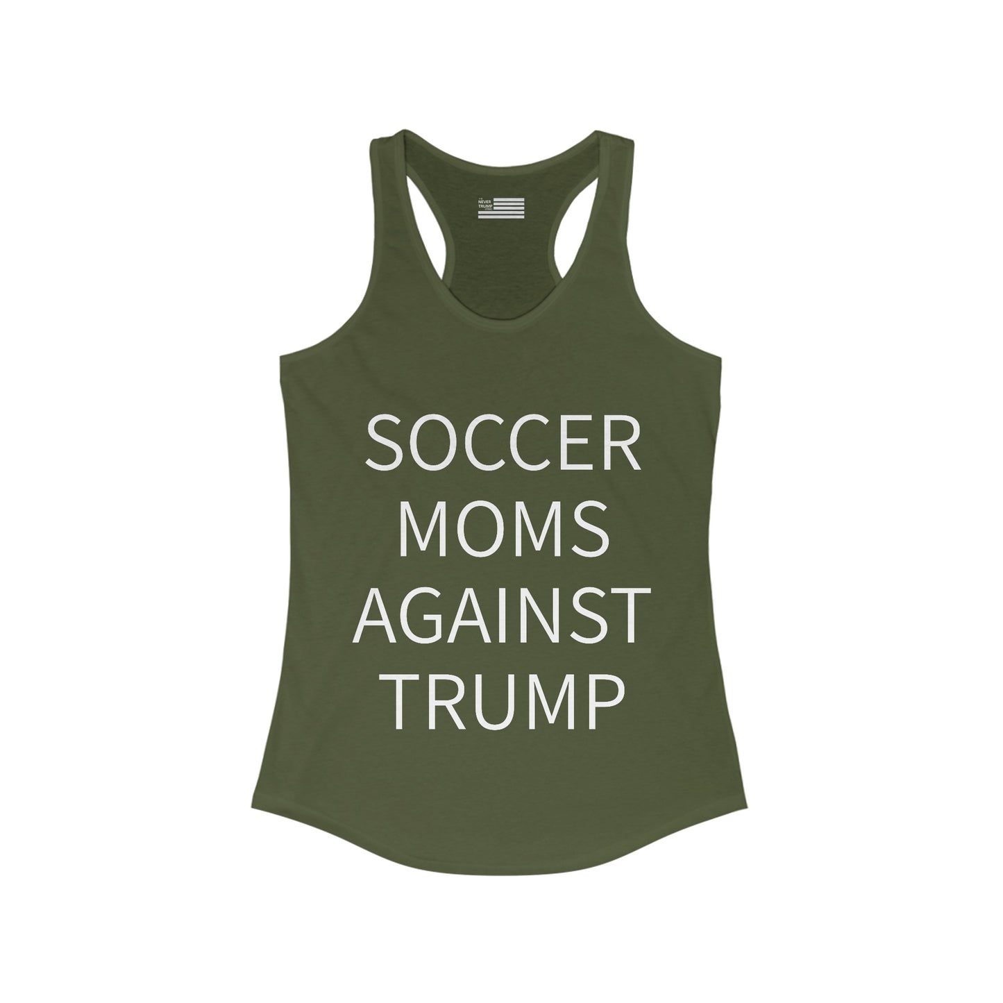 Soccer Moms Against Trump Women's Ideal Racerback Tank