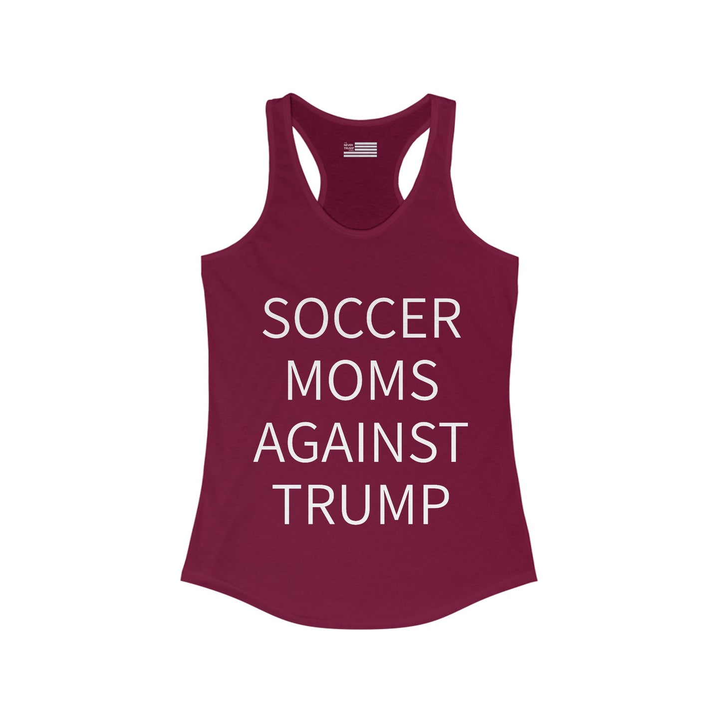 Soccer Moms Against Trump Women's Ideal Racerback Tank