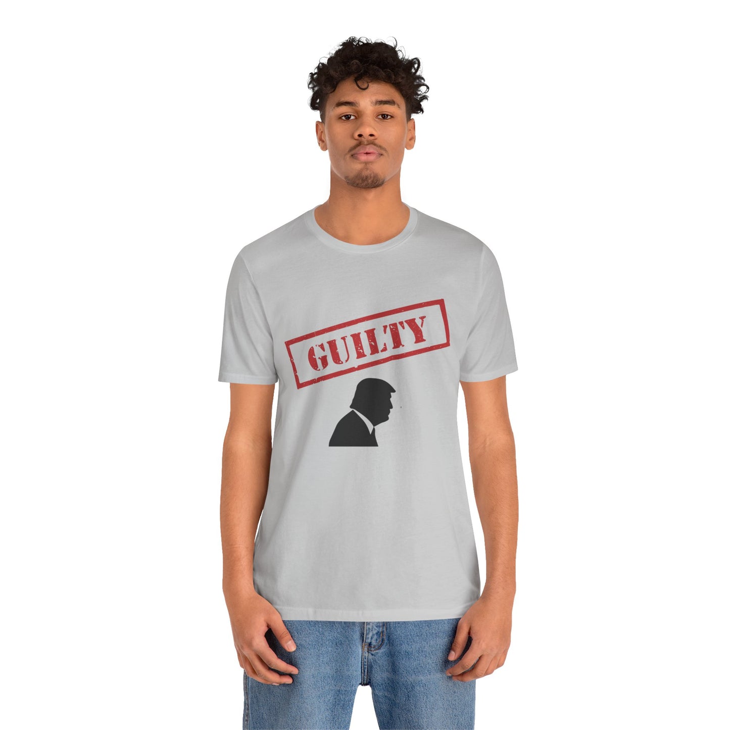 GUILTY Trump Silhouette Short Sleeve Tee w/ Logo