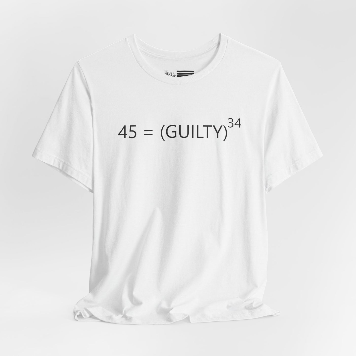45 = Guilt^34 Short Sleeve Tee w/ Logo
