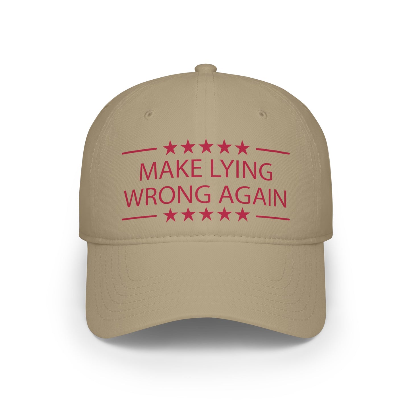 Make Lying Wrong Again Baseball Cap