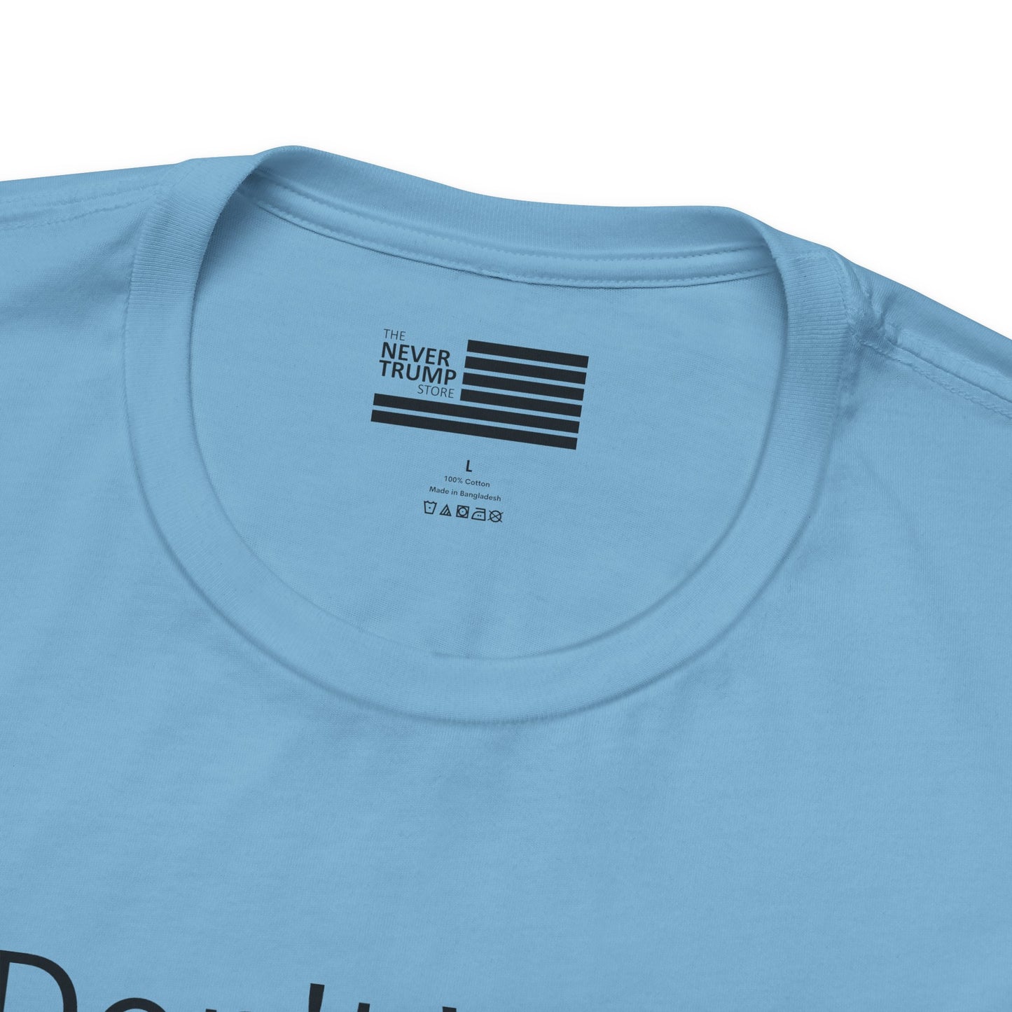 I Don't Watch Fox News Short Sleeve Tee w/ Logo