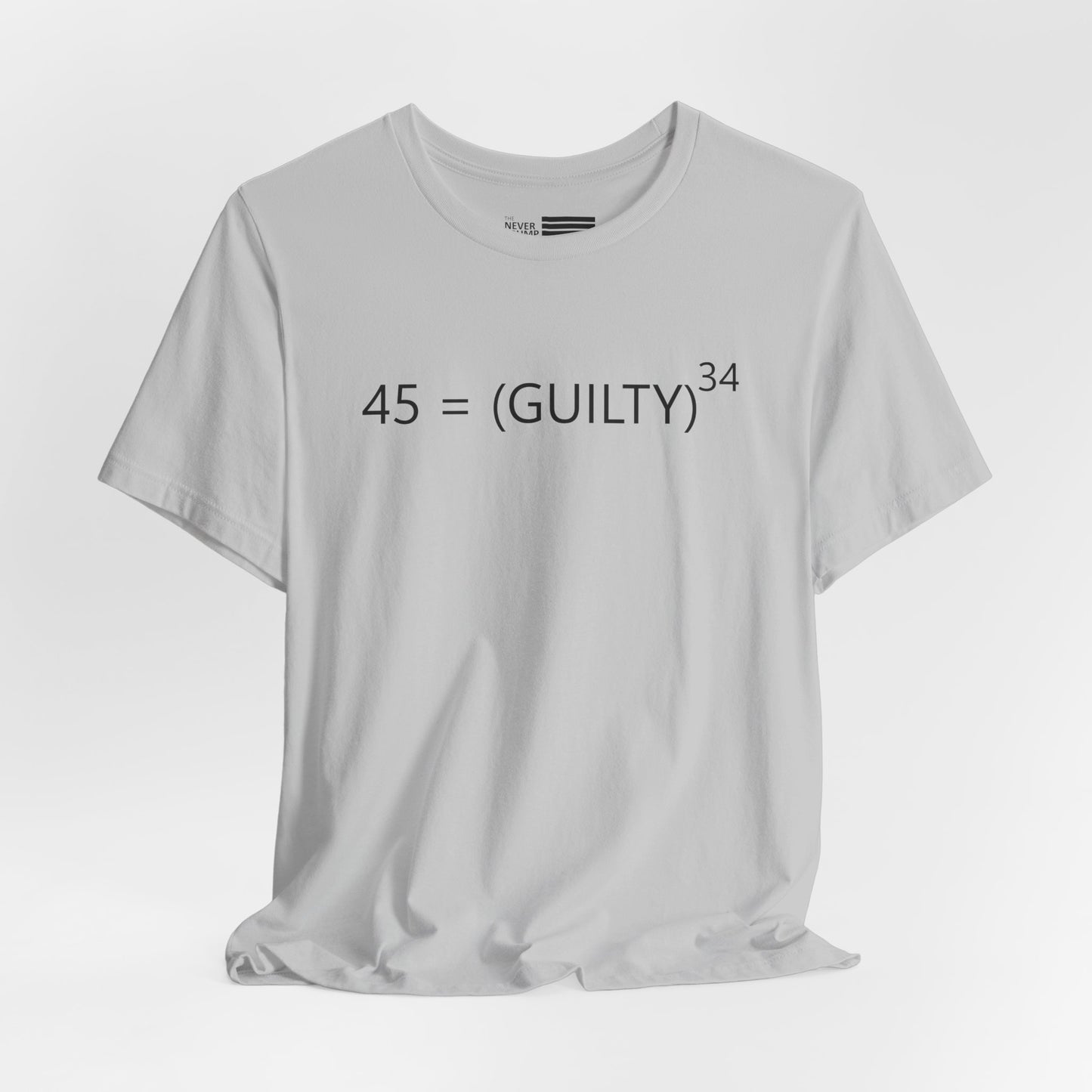45 = Guilt^34 Short Sleeve Tee w/ Logo