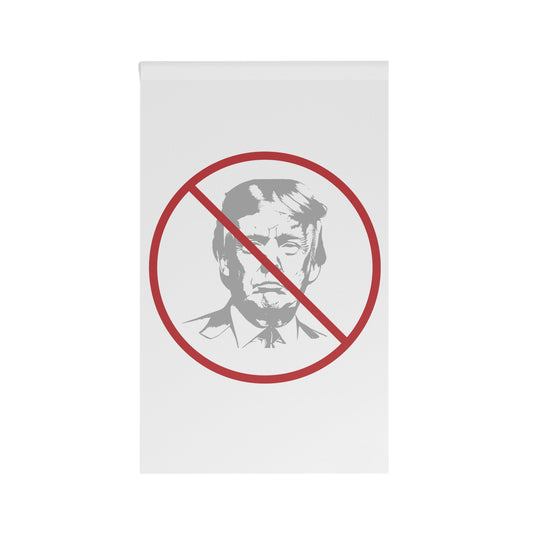No Trump Sign Flag