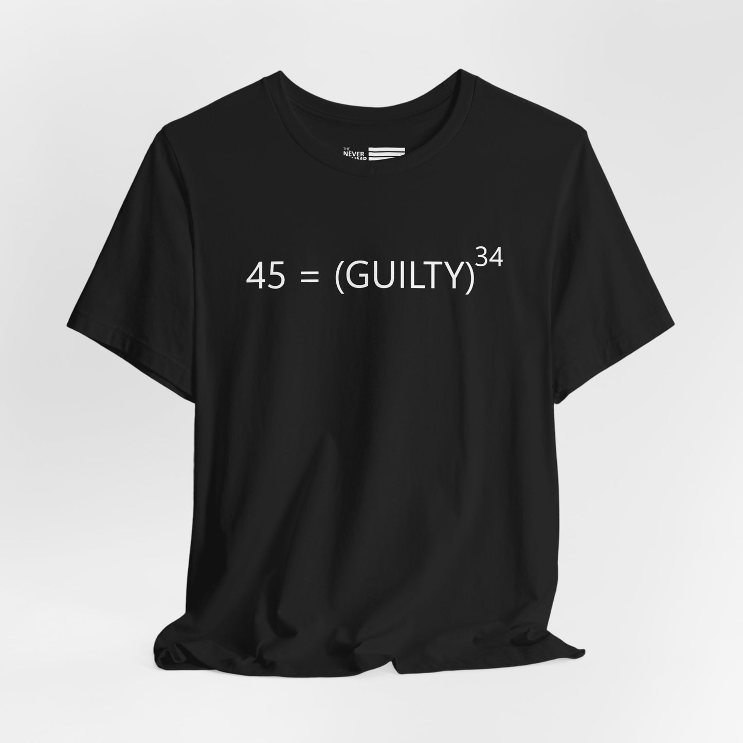 45 = Guilt^34 Short Sleeve Tee w/ Logo