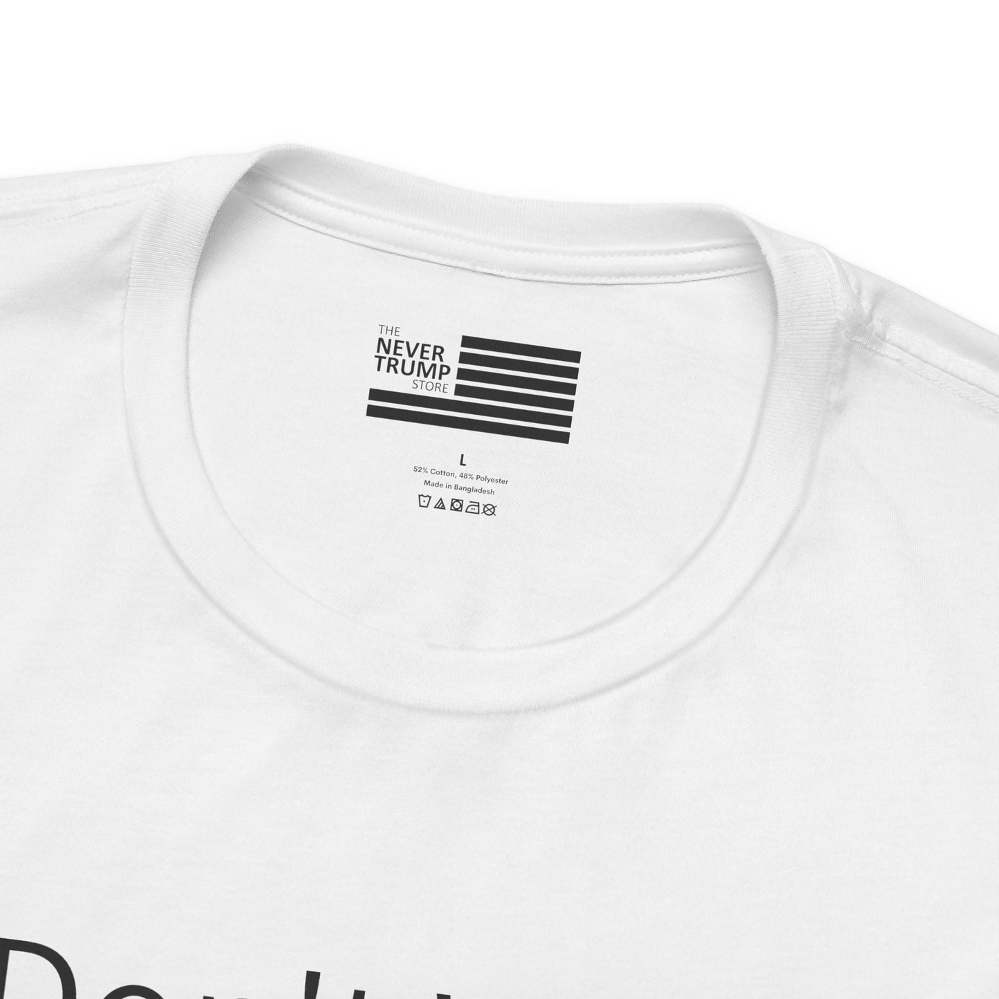 I Don't Watch Fox News Short Sleeve Tee w/ Logo