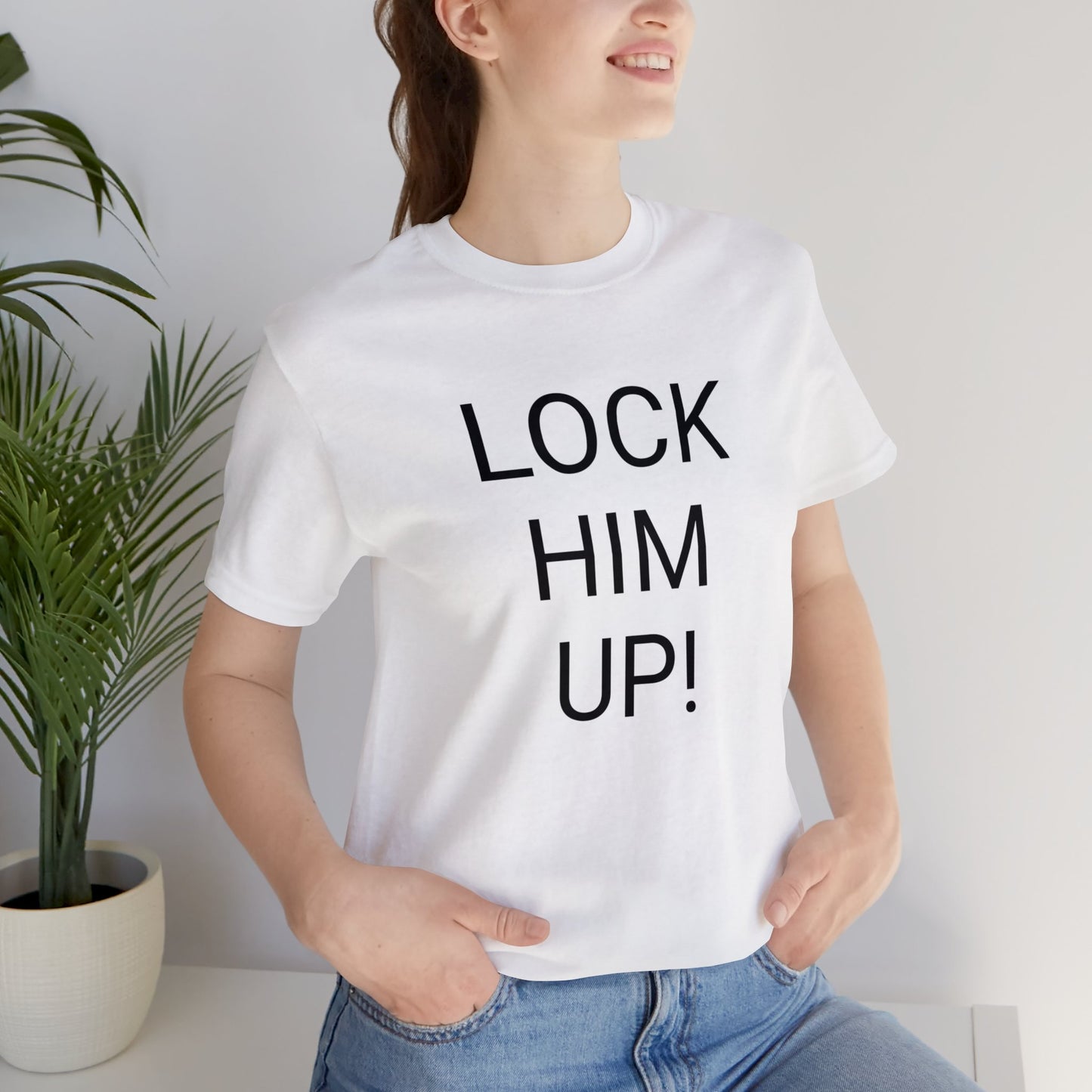 Lock Him Up Short Sleeve Tee w/ Logo