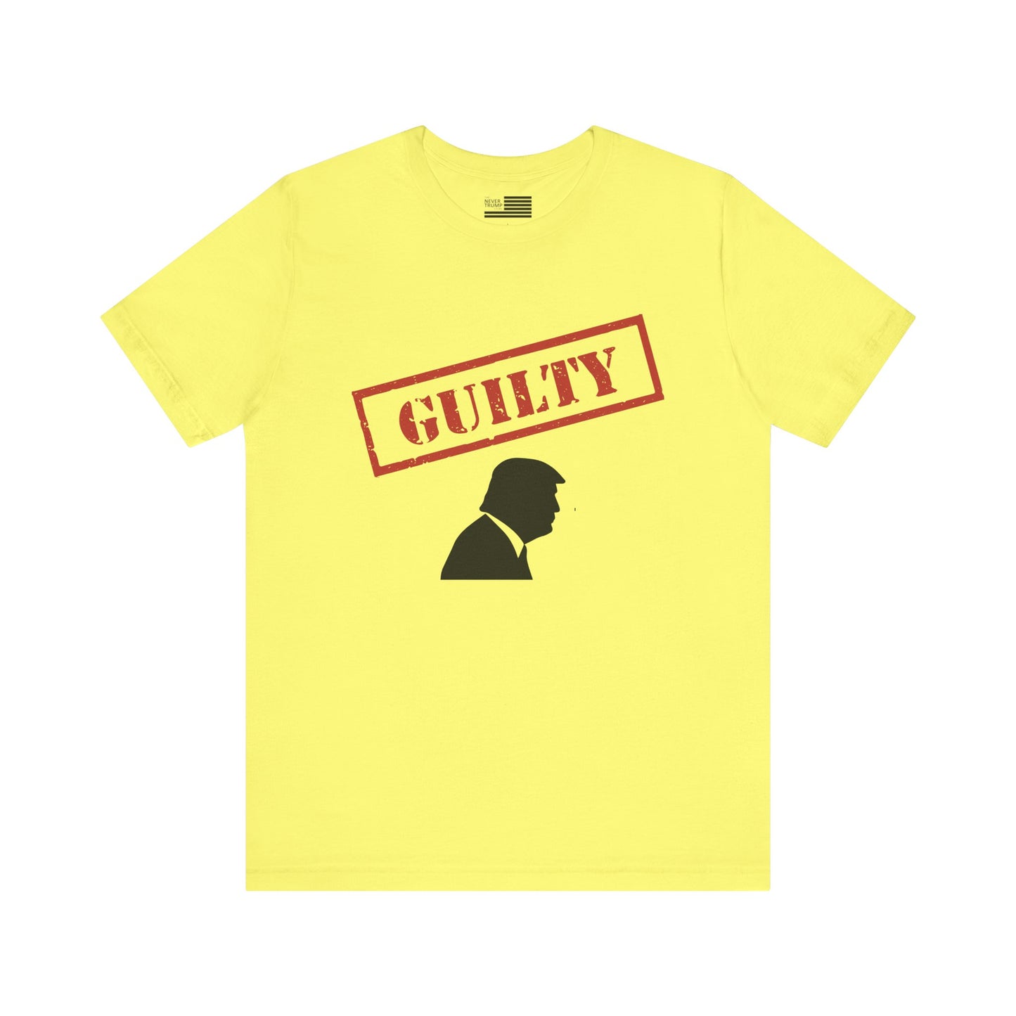 GUILTY Trump Silhouette Short Sleeve Tee w/ Logo