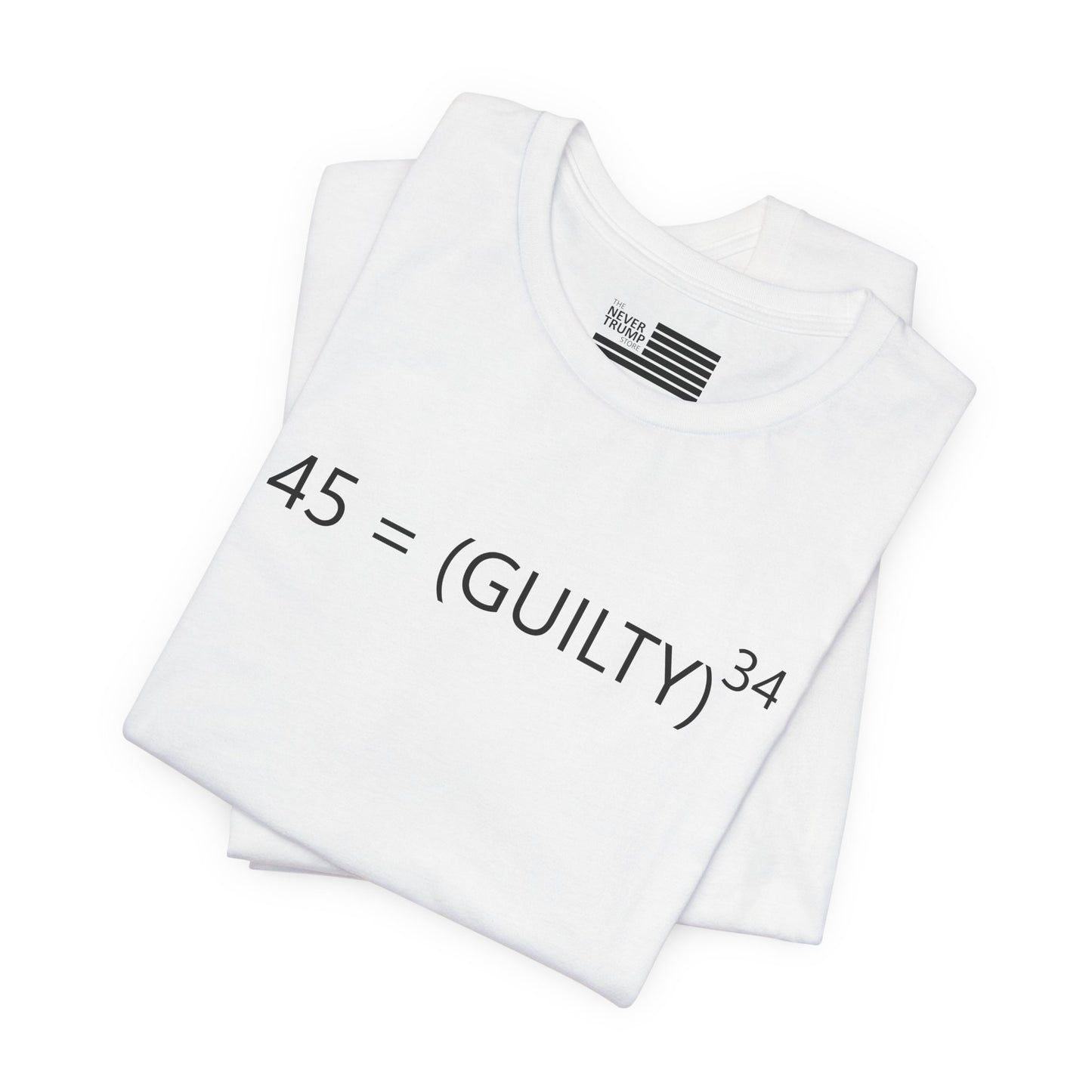 45 = Guilt^34 Short Sleeve Tee w/ Logo