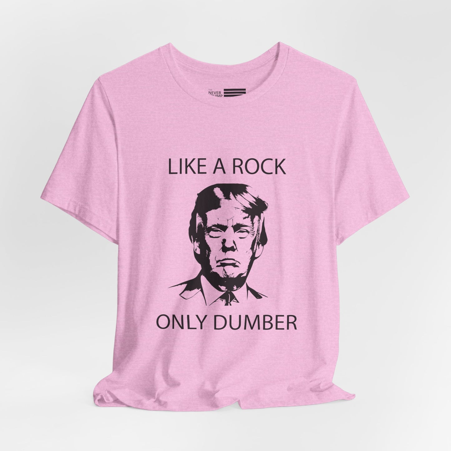Like A Rock Only Dumber Short Sleeve Tee w/ Logo