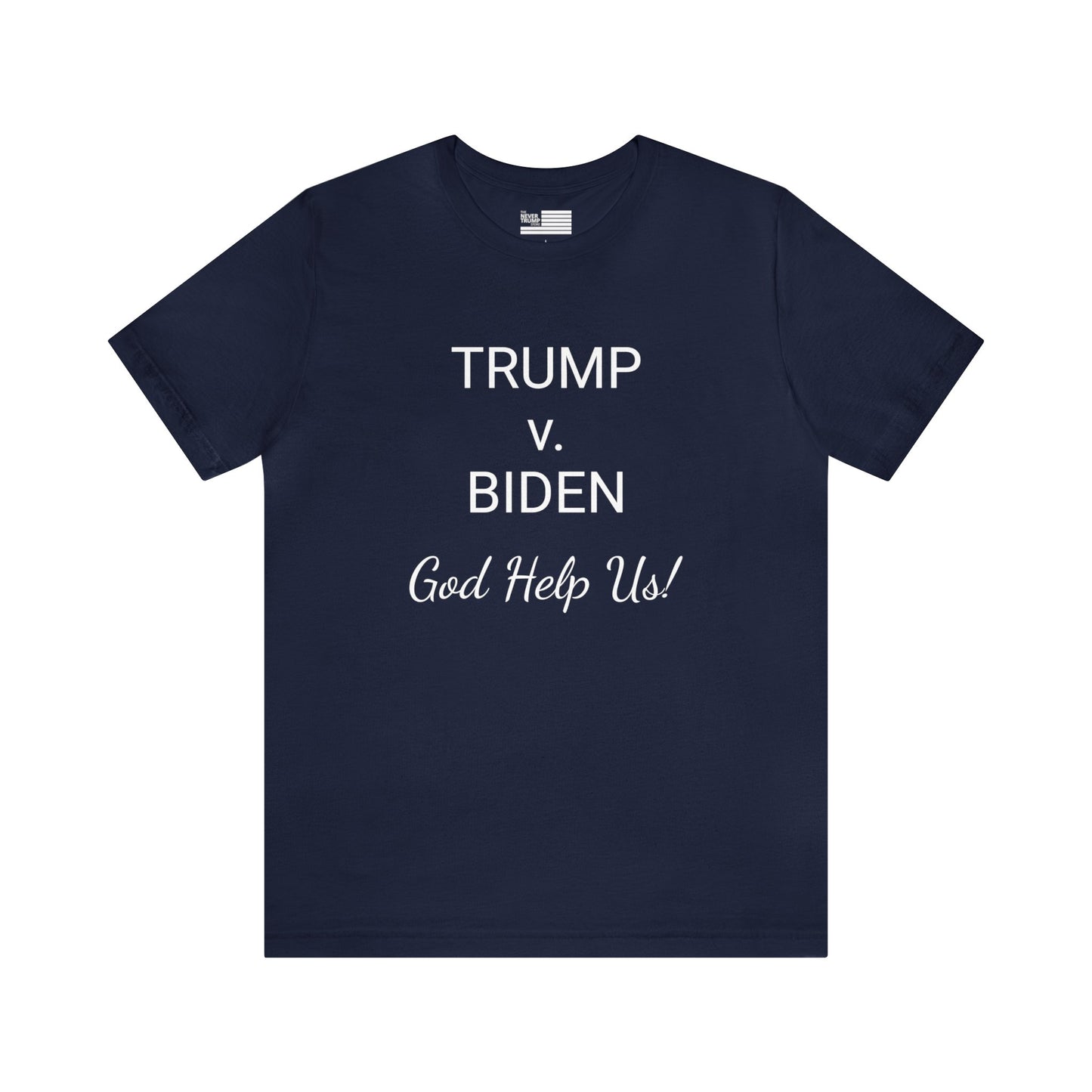 Trump v. Biden Short Sleeve Tee w/ Logo