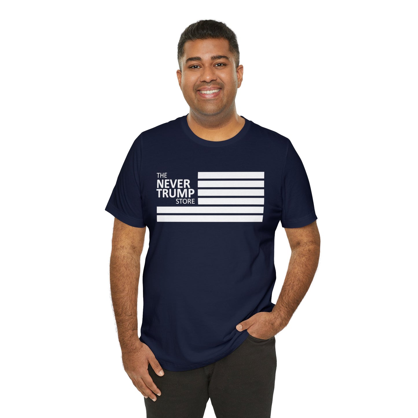 Never Trump Trump Store Short Sleeve Tee w/ Logo