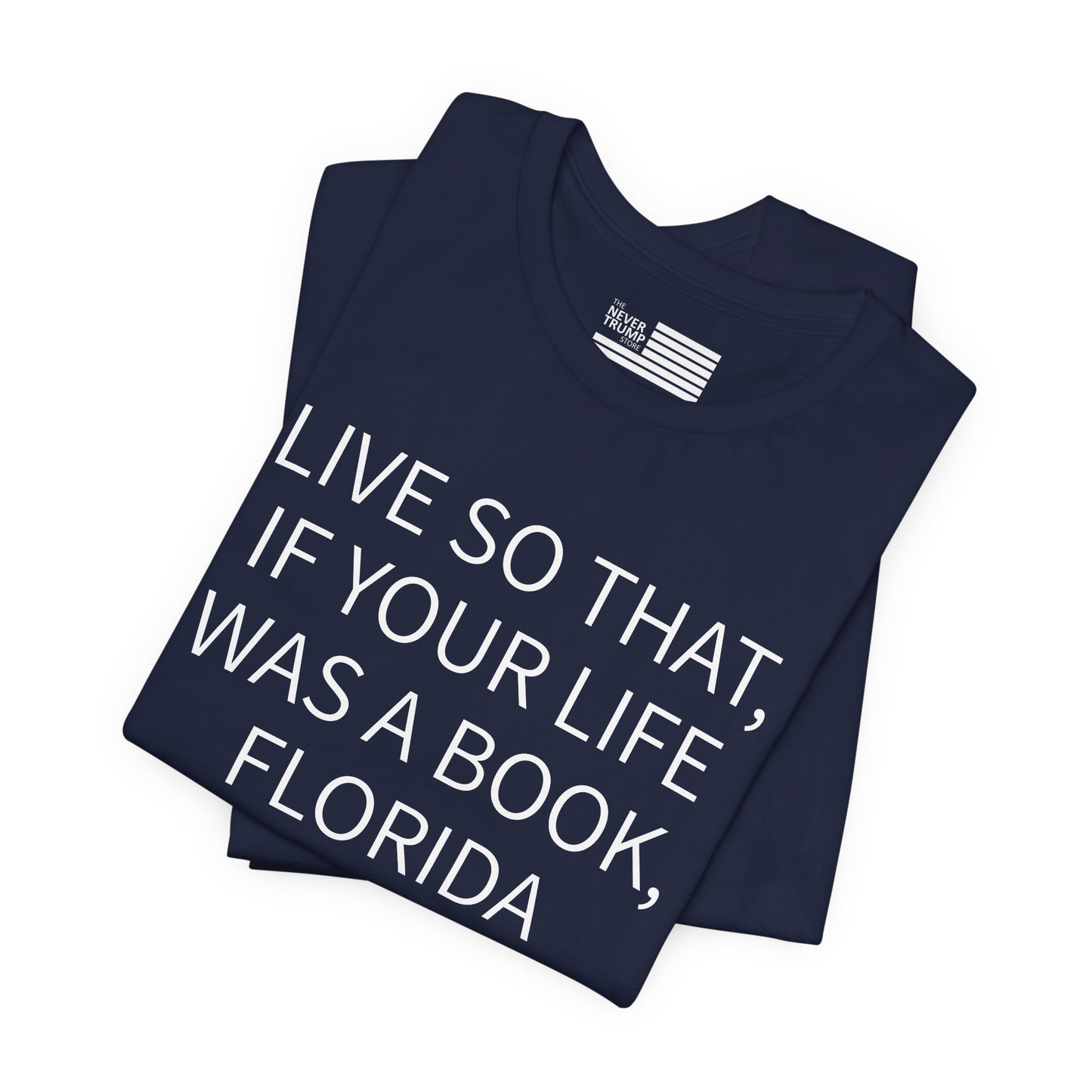 Florida Book Ban Short Sleeve Tee w/ Logo