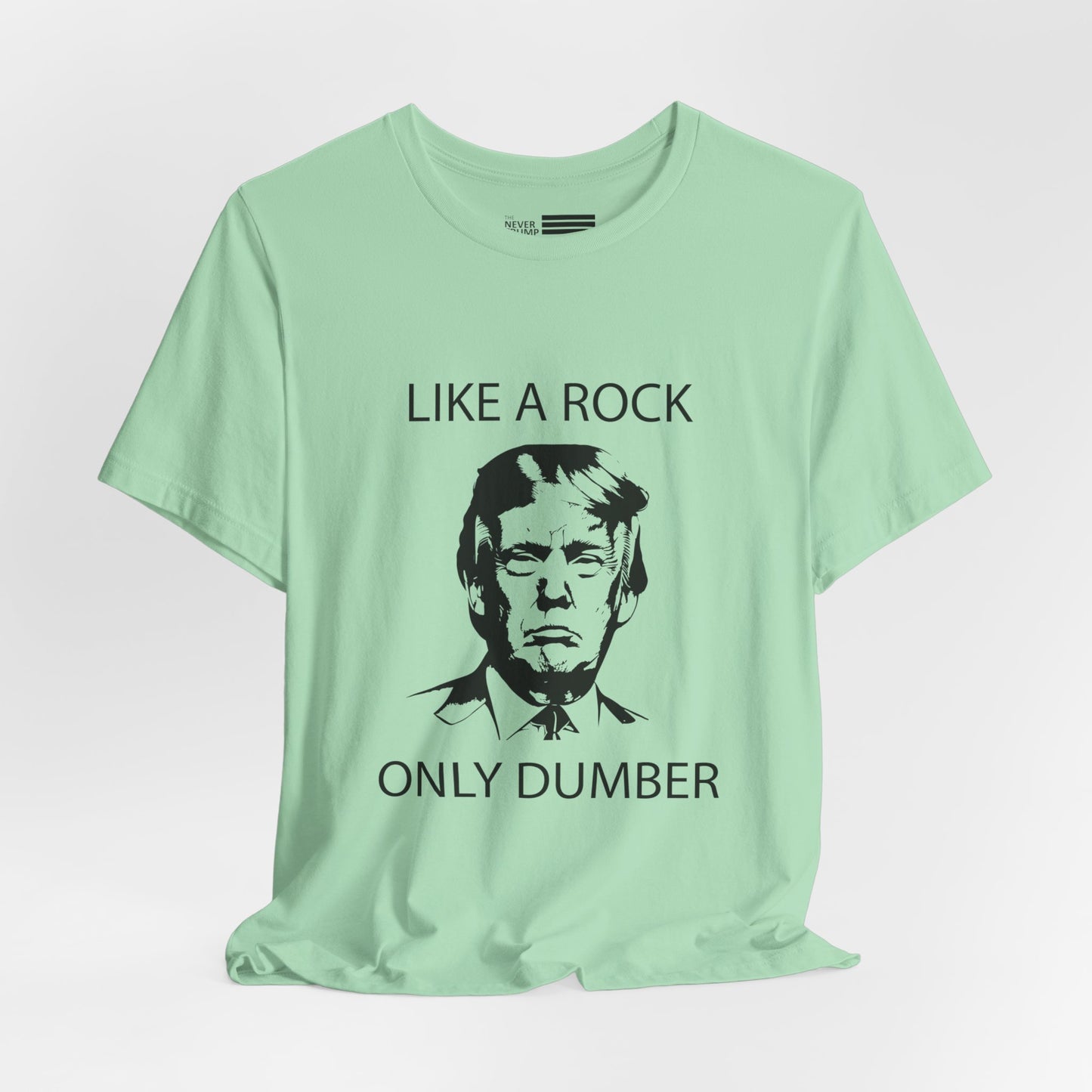 Like A Rock Only Dumber Short Sleeve Tee w/ Logo