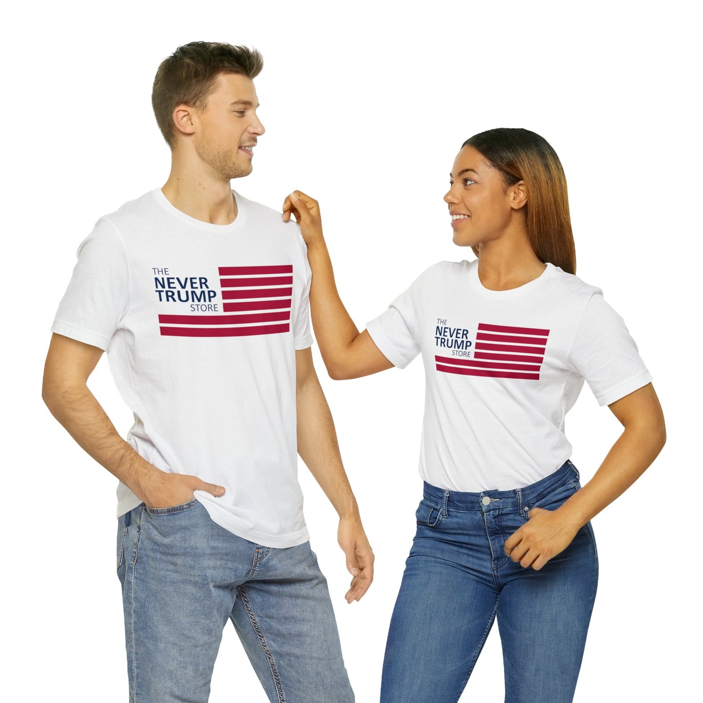 Never Trump Trump Store Short Sleeve Tee w/ Logo