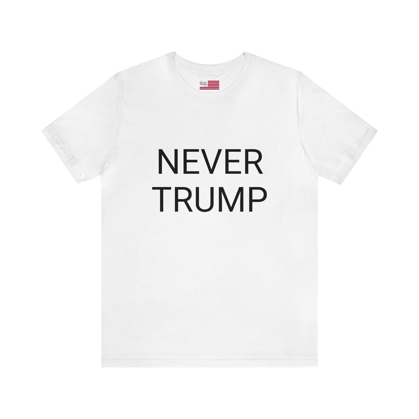 Never Trump Jersey Short Sleeve Tee w/ Logo