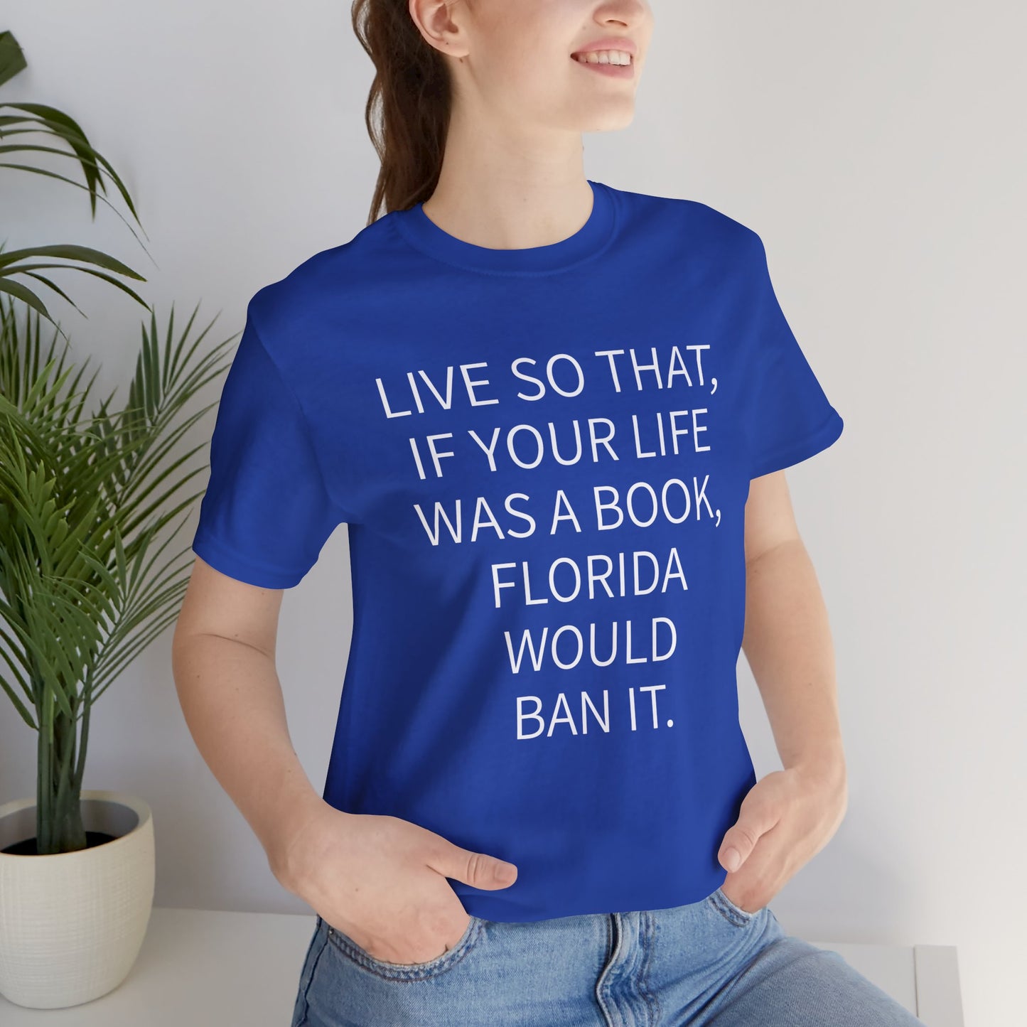 Florida Book Ban Short Sleeve Tee w/ Logo