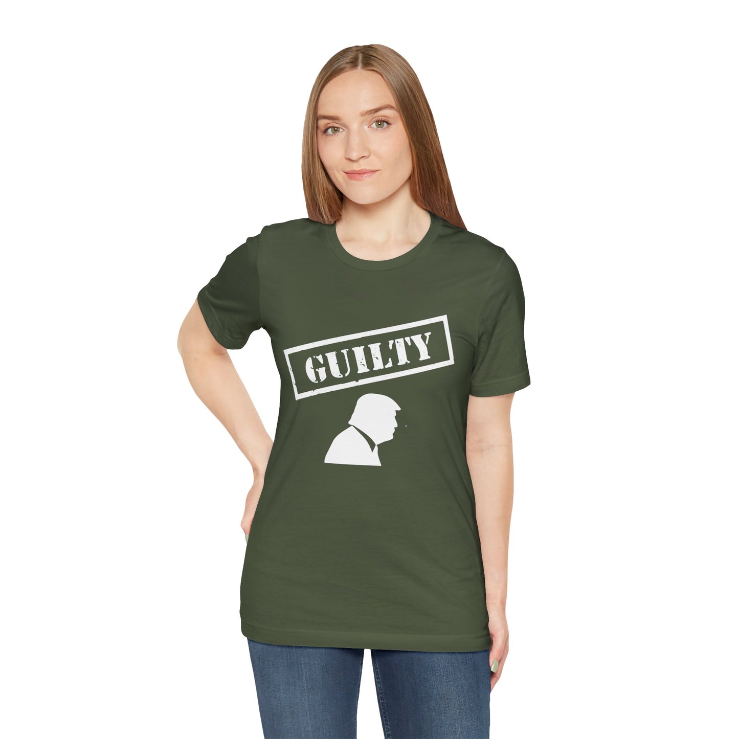 GUILTY Trump Silhouette Short Sleeve Tee w/ Logo