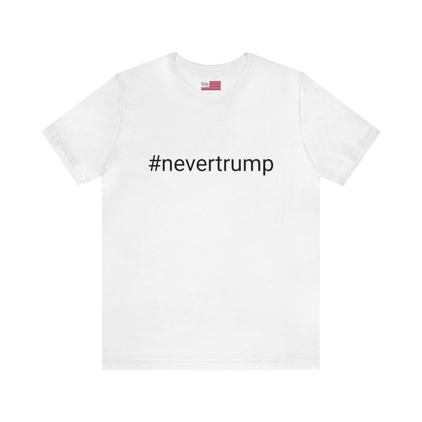 #nevertrump Jersey Short Sleeve Tee w/ Logo