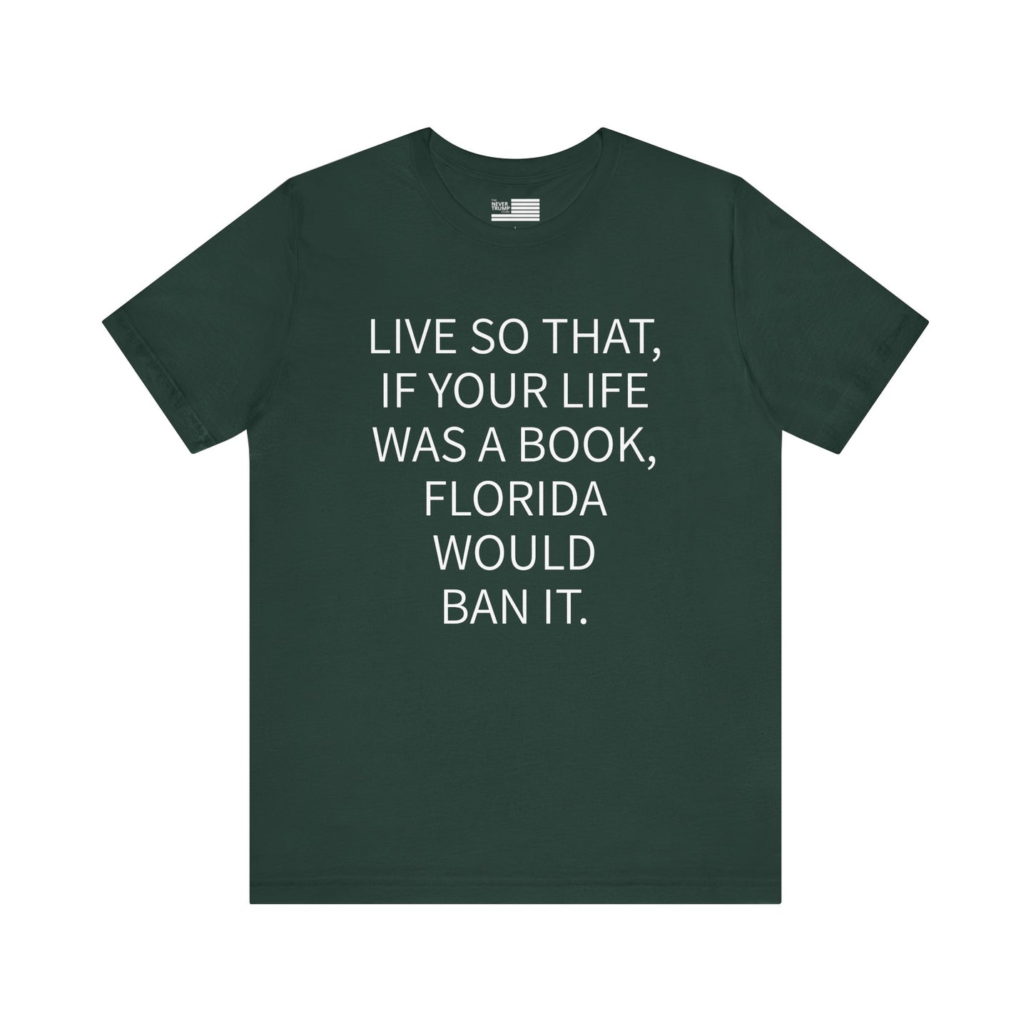 Florida Book Ban Short Sleeve Tee w/ Logo