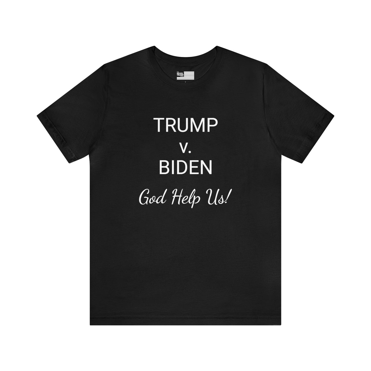 Trump v. Biden Short Sleeve Tee w/ Logo