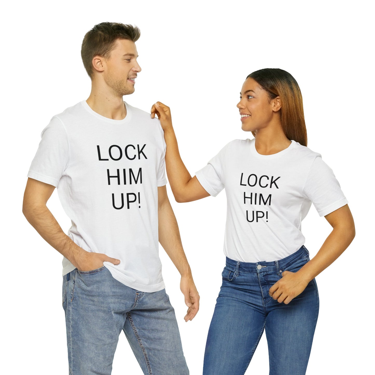 Lock Him Up Short Sleeve Tee w/ Logo