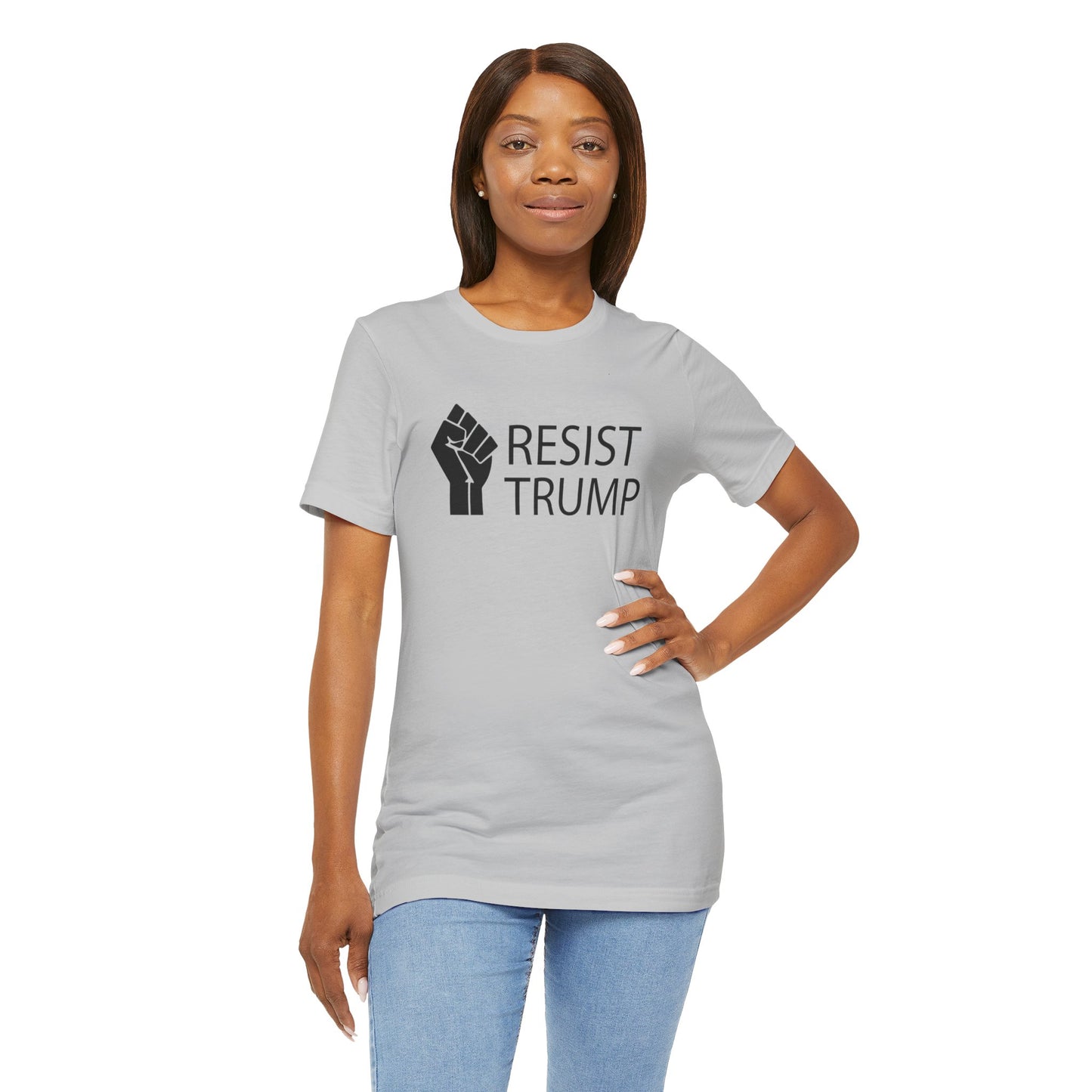 Resist Trump Short Sleeve Tee w/ Logo