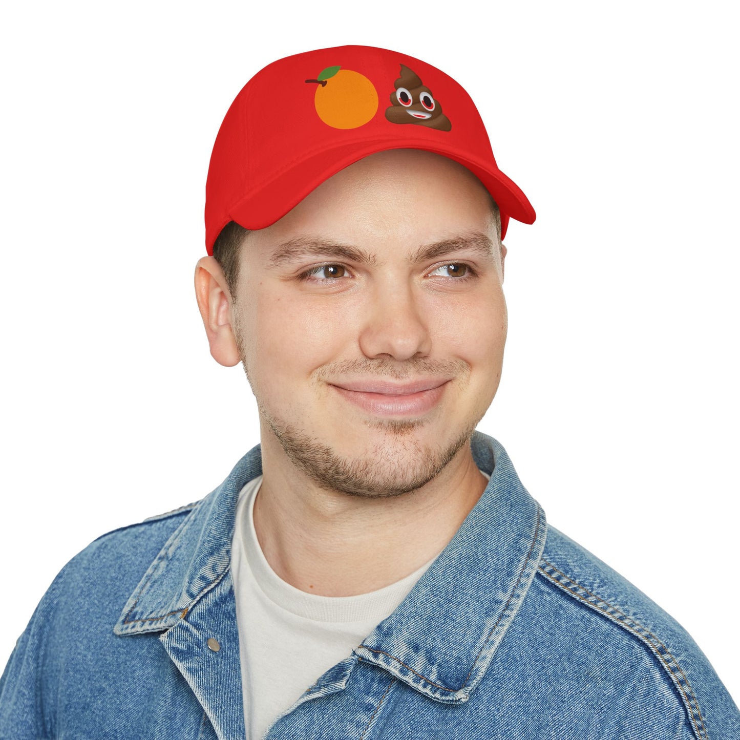 Orange Poop Baseball Cap