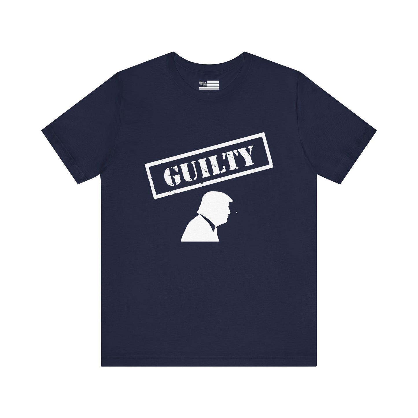 GUILTY Trump Silhouette Short Sleeve Tee w/ Logo