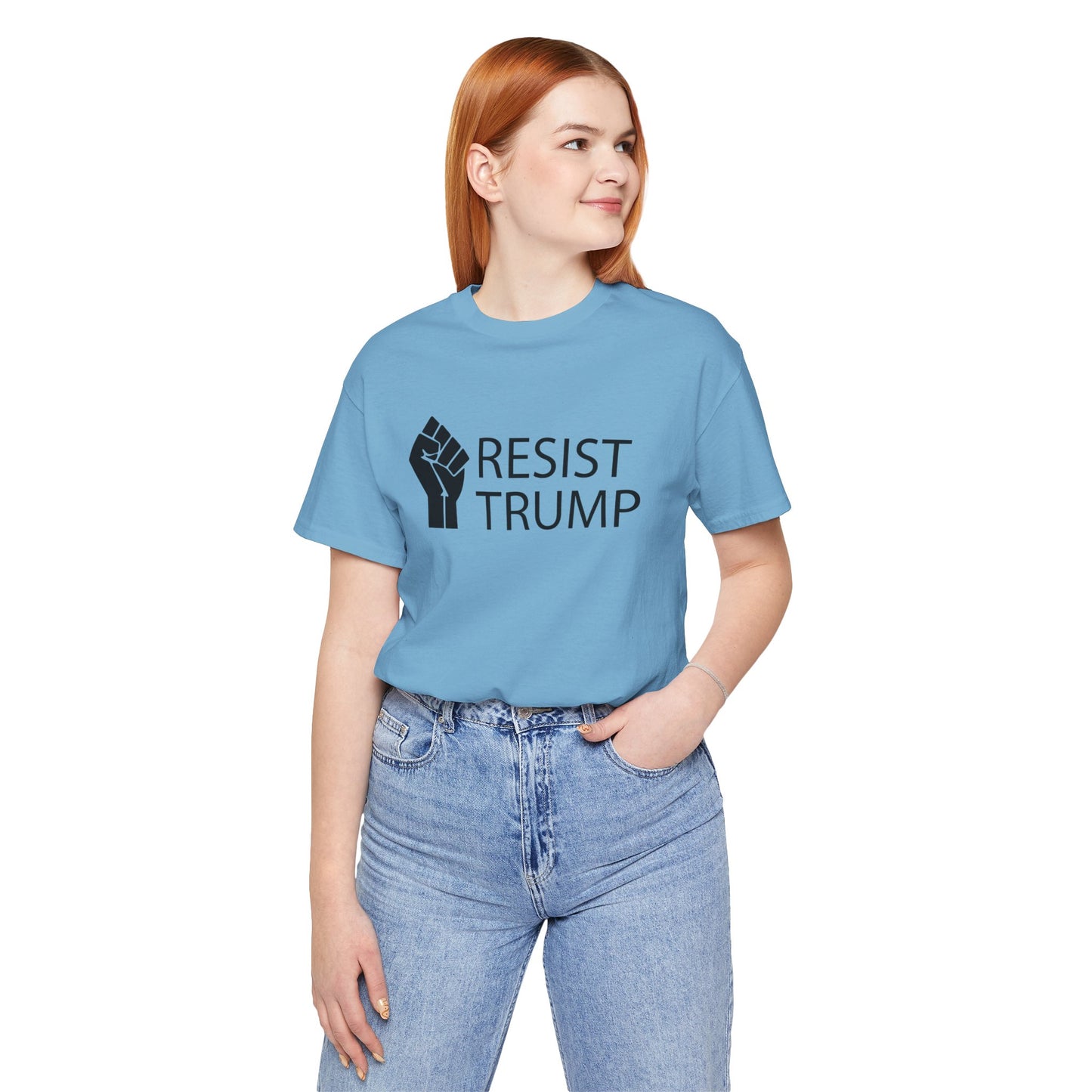 Resist Trump Short Sleeve Tee w/ Logo