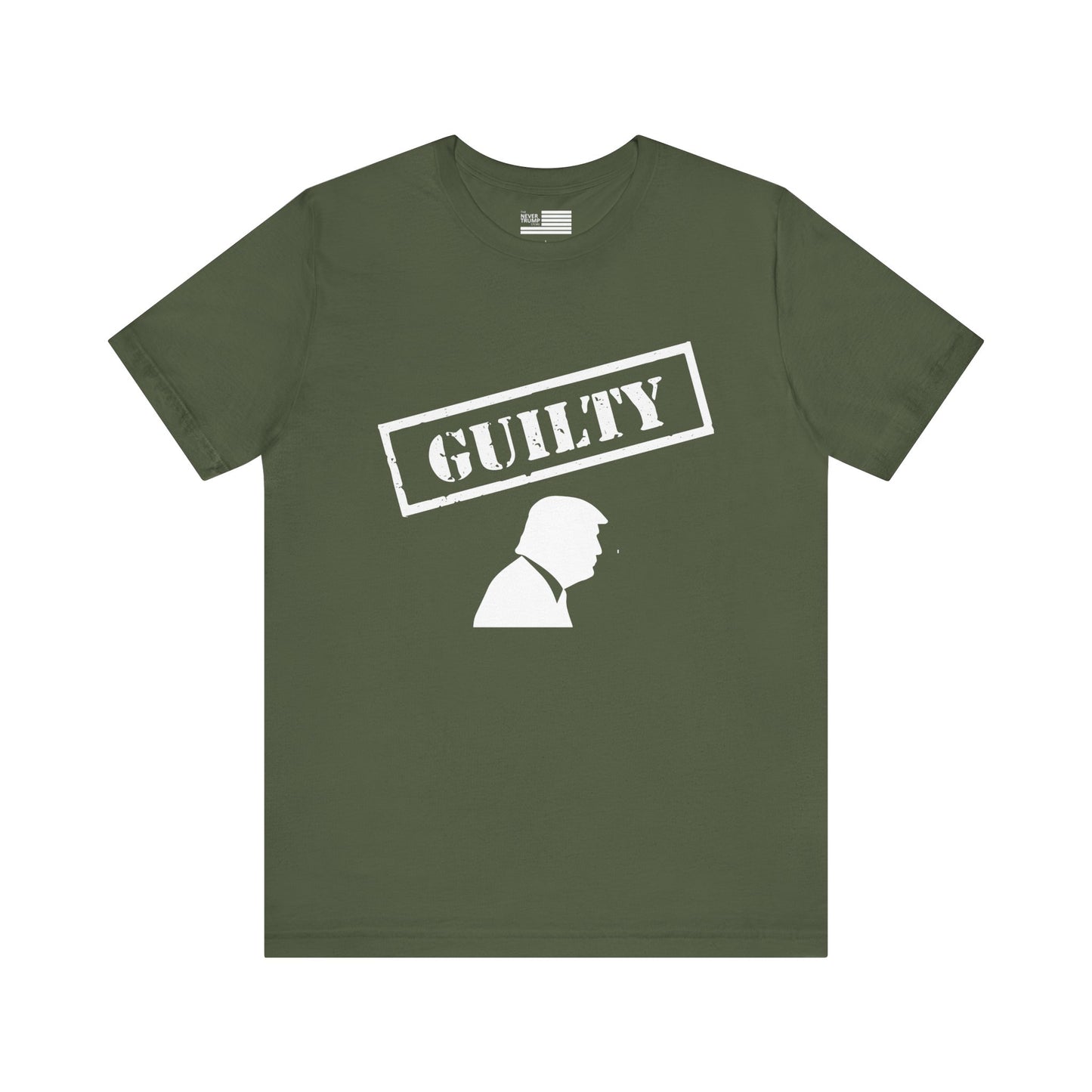 GUILTY Trump Silhouette Short Sleeve Tee w/ Logo