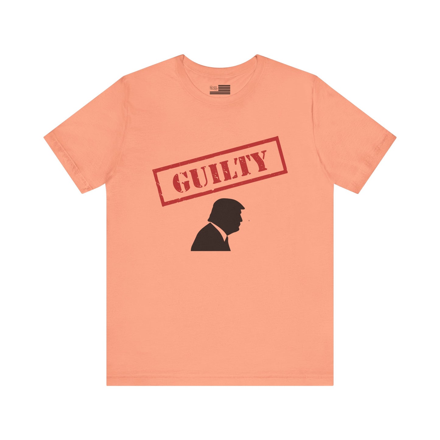 GUILTY Trump Silhouette Short Sleeve Tee w/ Logo