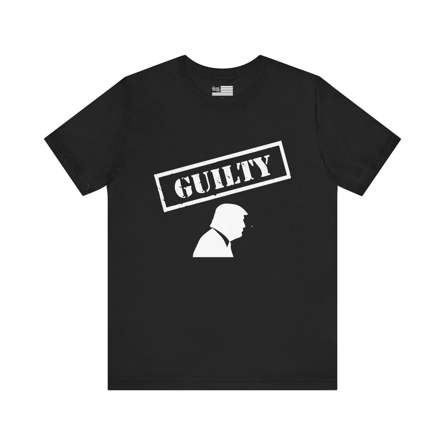 GUILTY Trump Silhouette Short Sleeve Tee w/ Logo