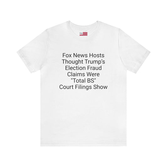 Fox News Hosts Short Sleeve Tee w/ Logo
