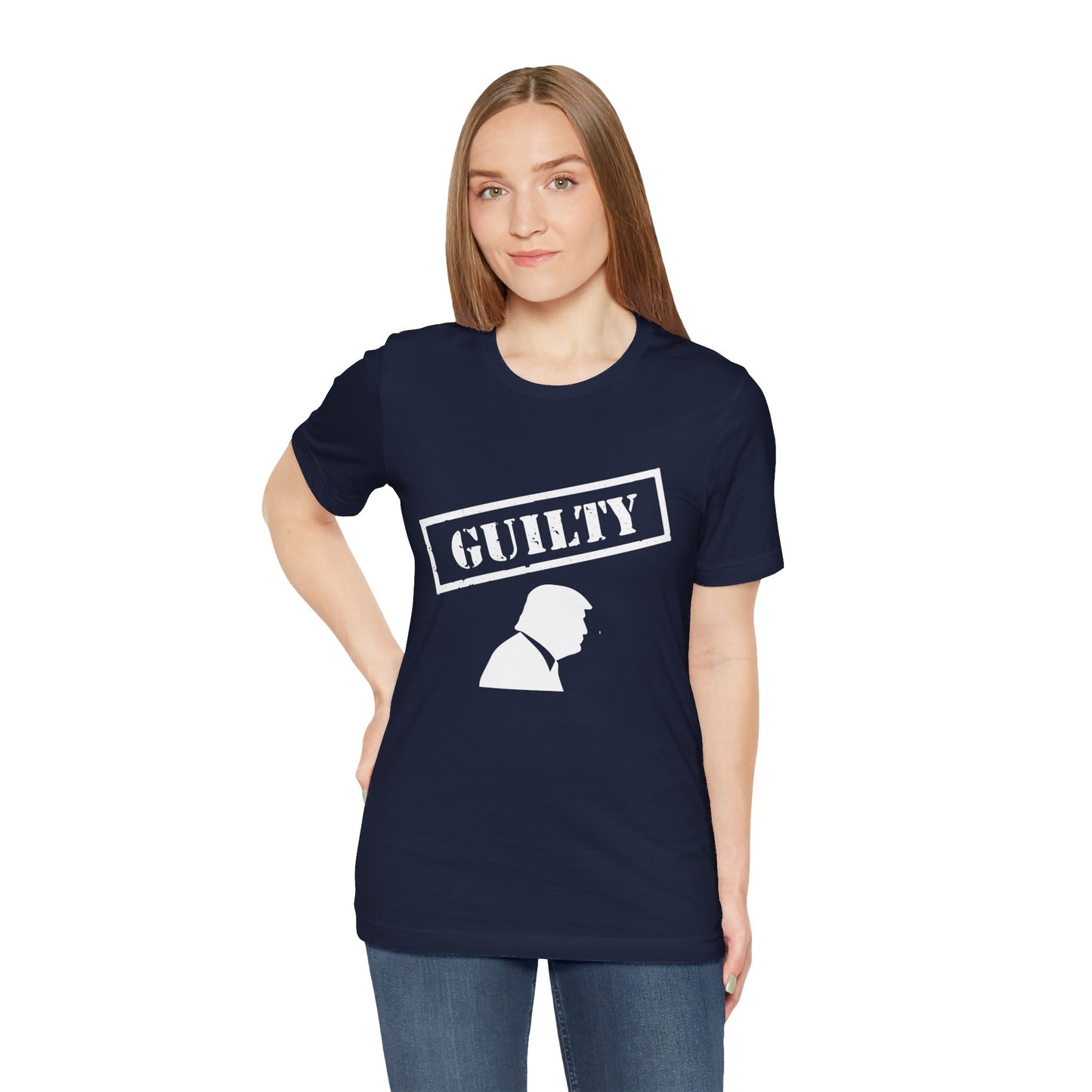 GUILTY Trump Silhouette Short Sleeve Tee w/ Logo