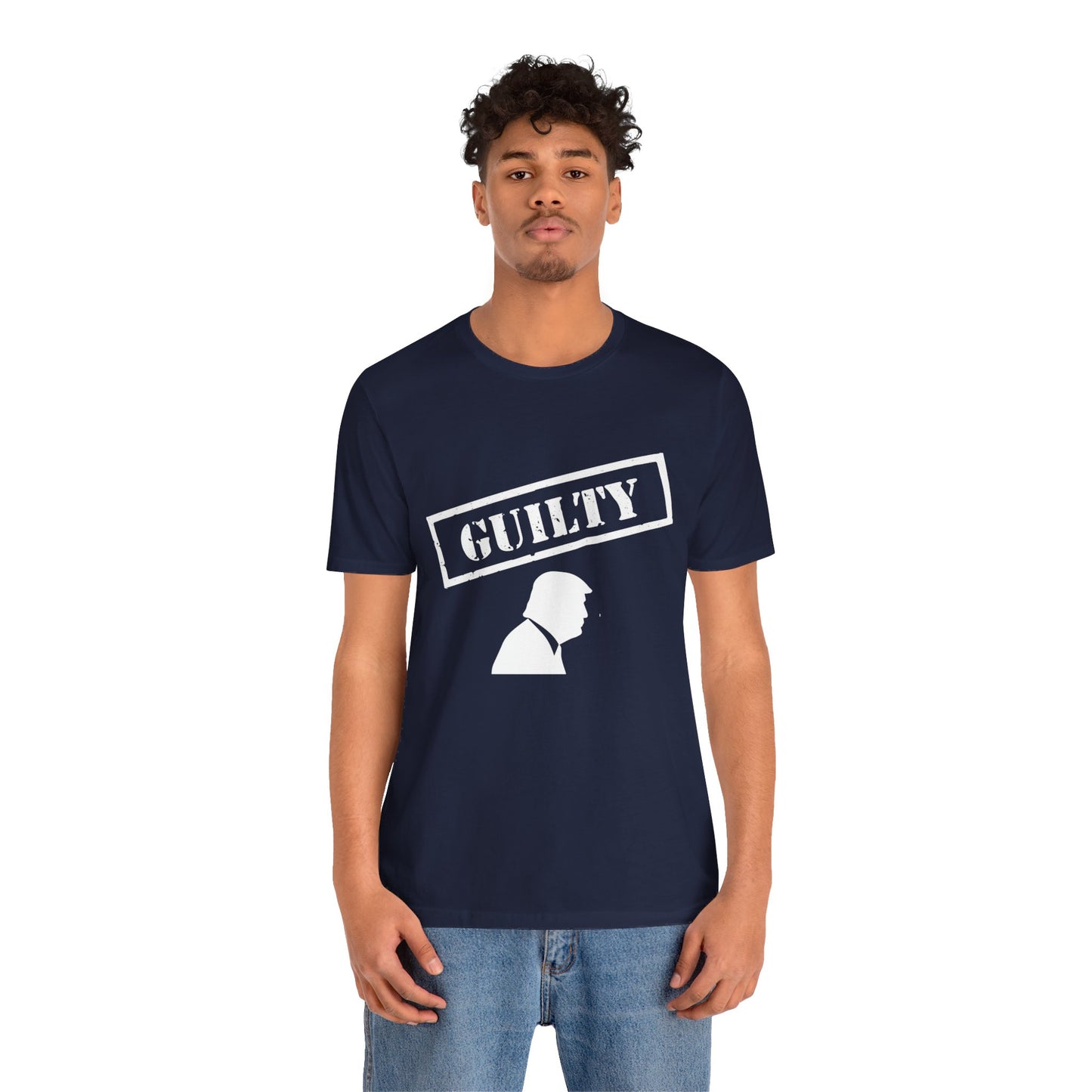 GUILTY Trump Silhouette Short Sleeve Tee w/ Logo
