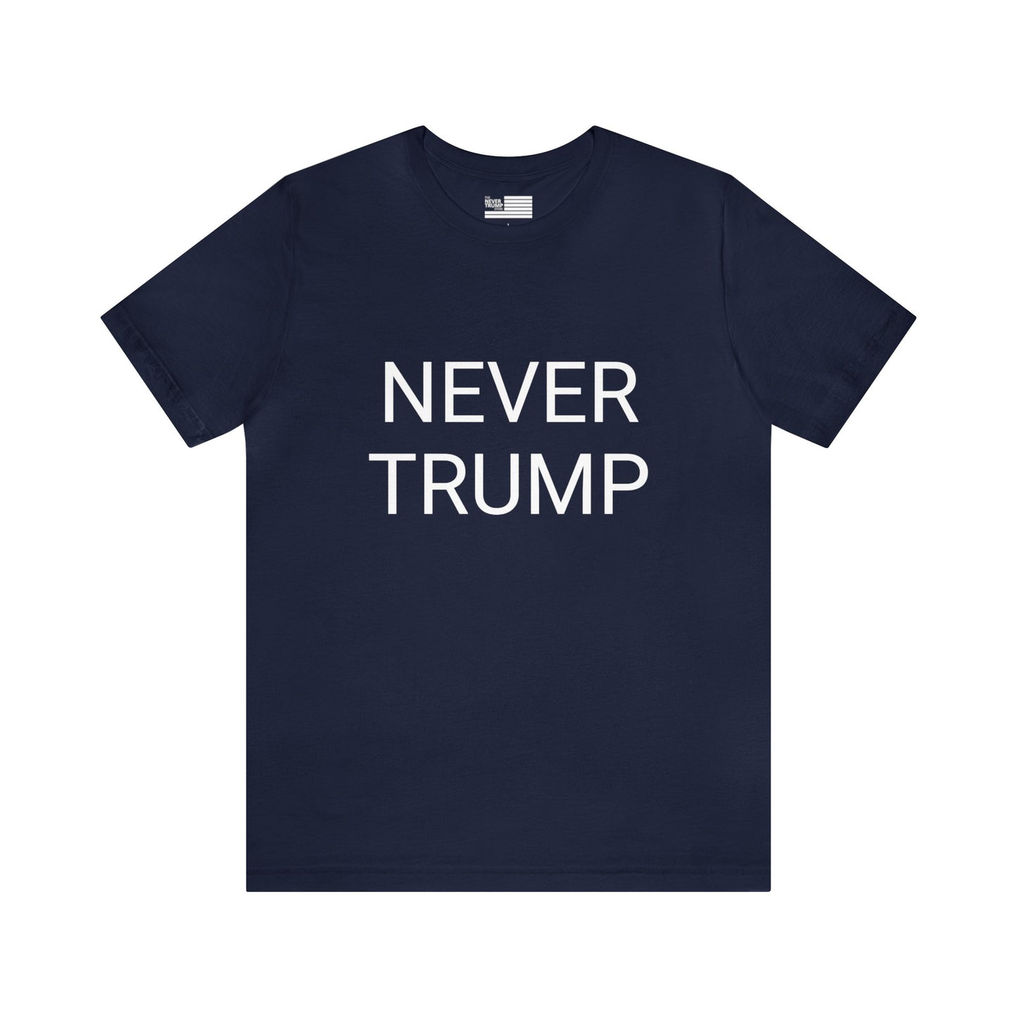 Never Trump Jersey Short Sleeve Tee w/ Logo