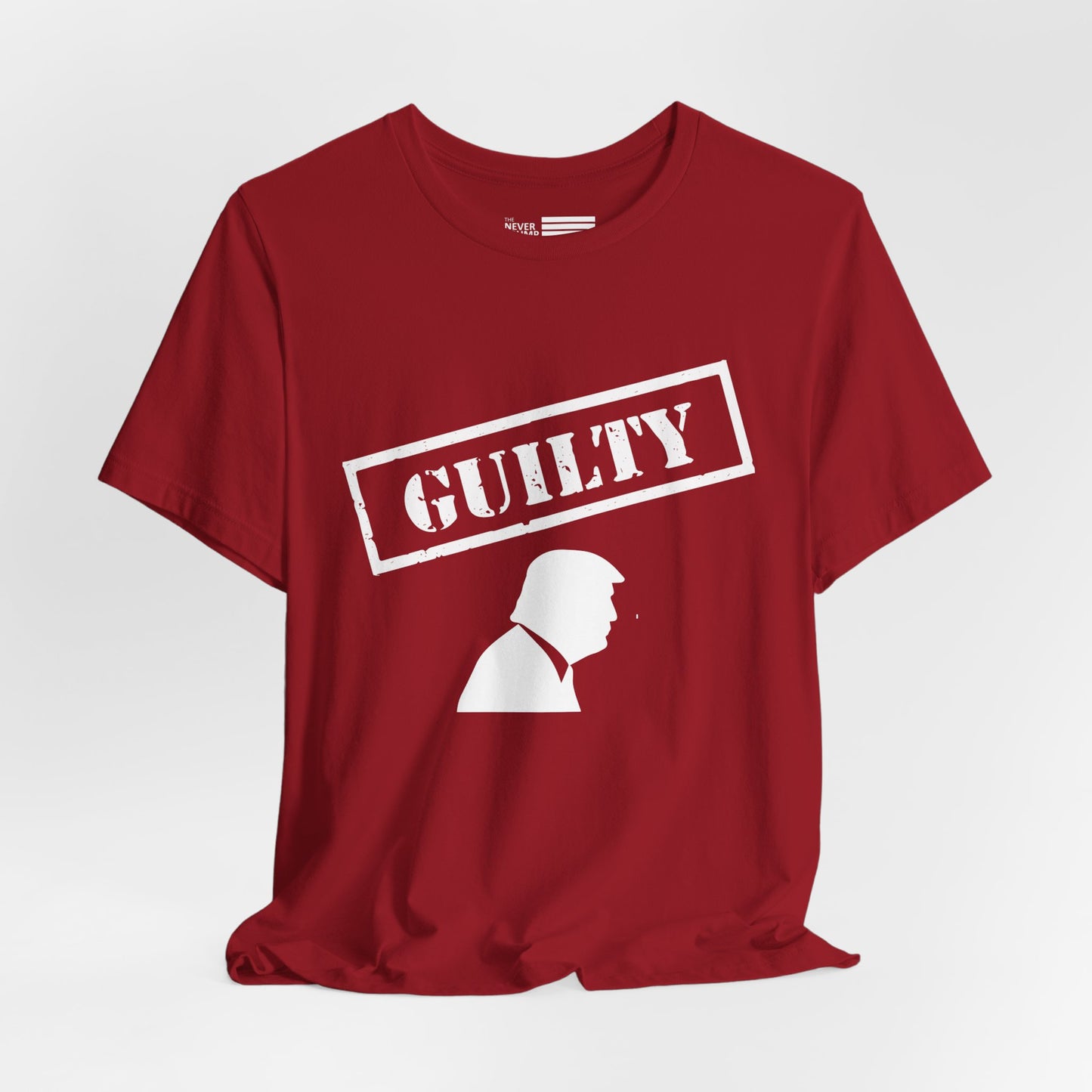 GUILTY Trump Silhouette Short Sleeve Tee w/ Logo