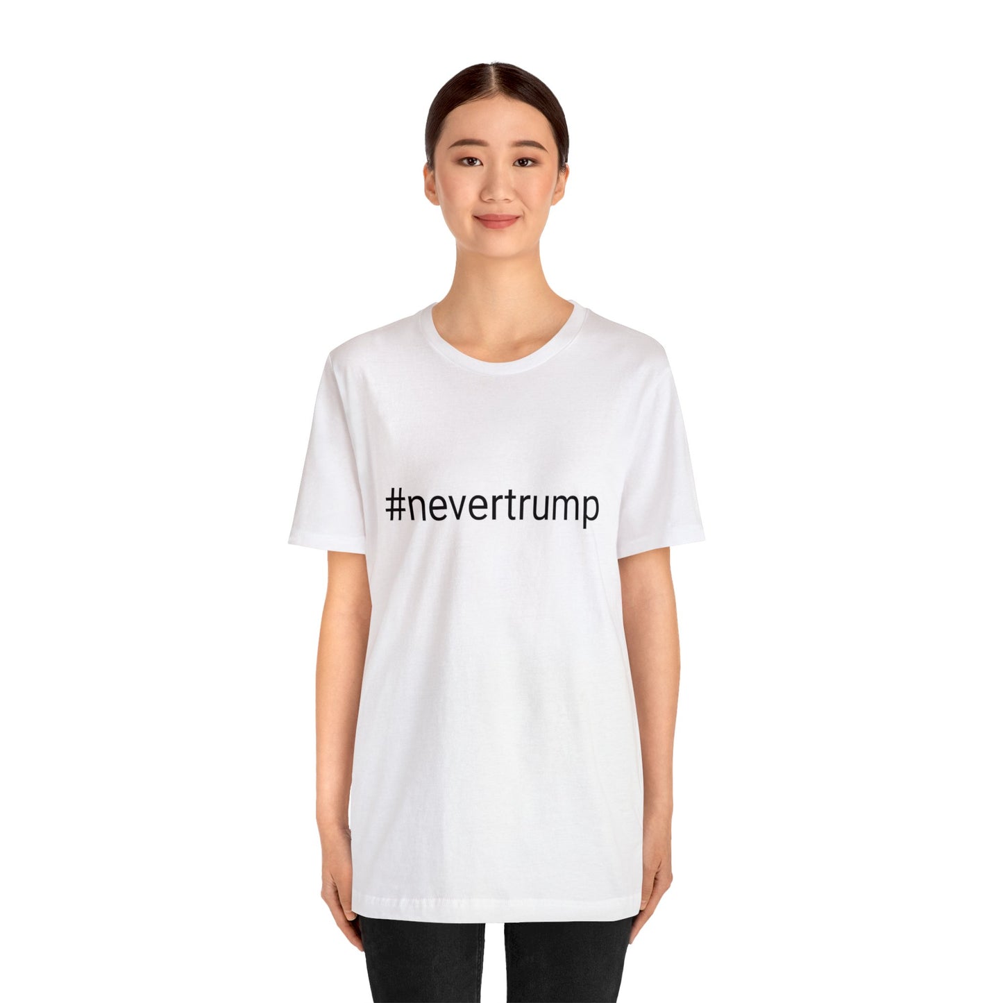 #nevertrump Jersey Short Sleeve Tee w/ Logo