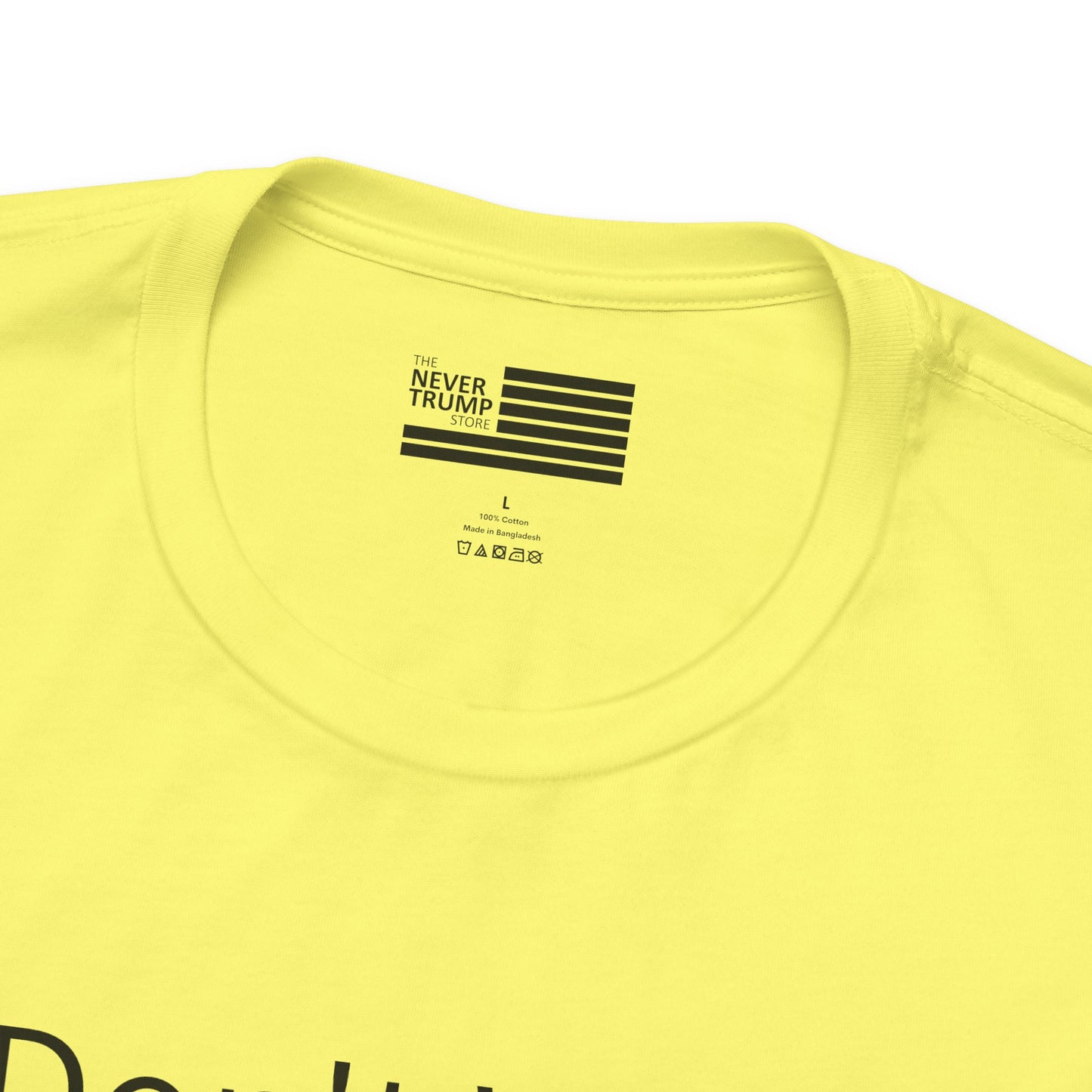 I Don't Watch Fox News Short Sleeve Tee w/ Logo