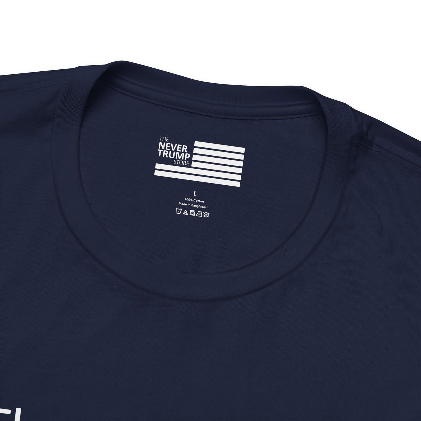 They Will Never Admit He Is Guilty Short Sleeve Tee w/ Logo
