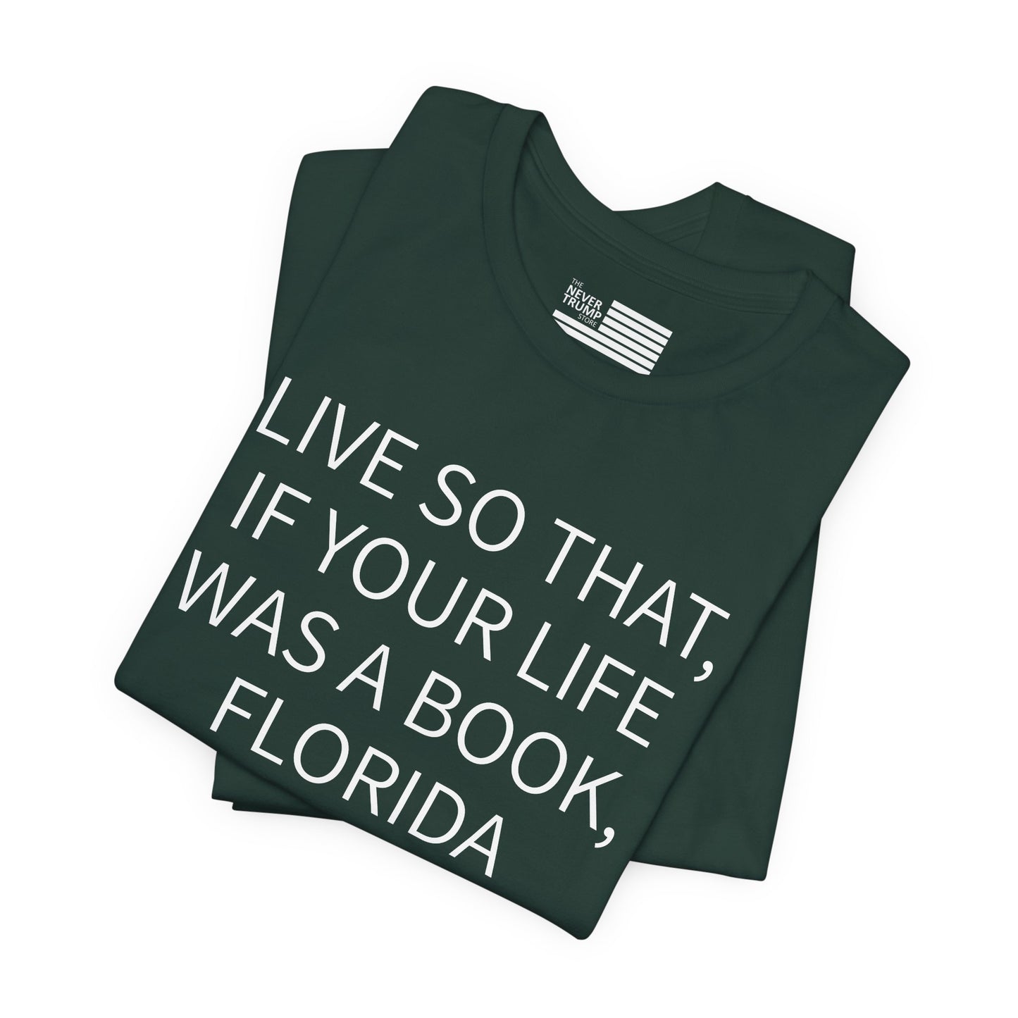 Florida Book Ban Short Sleeve Tee w/ Logo