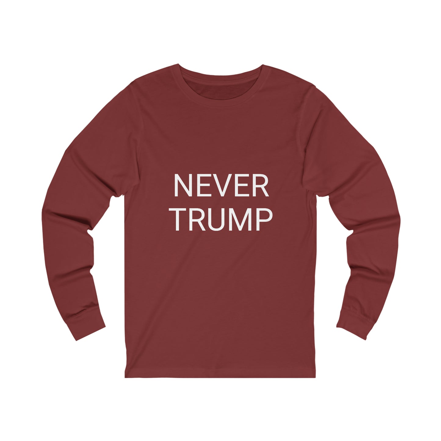 Never Trump Unisex Long Sleeve Tee
