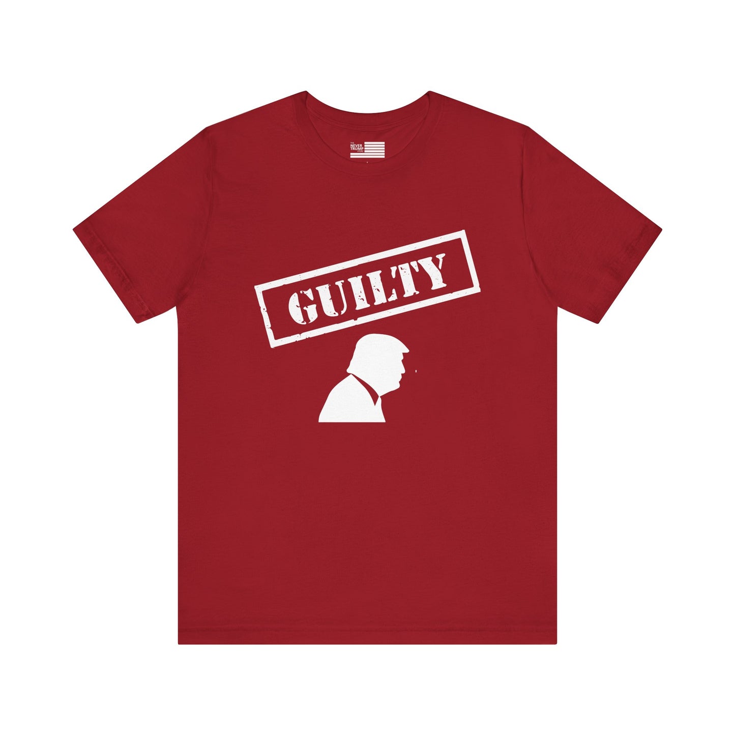 GUILTY Trump Silhouette Short Sleeve Tee w/ Logo