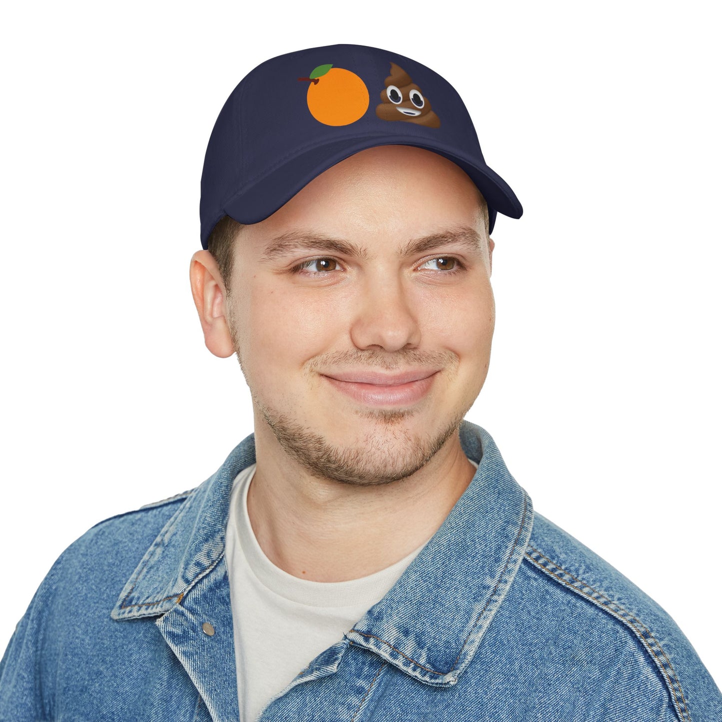 Orange Poop Baseball Cap