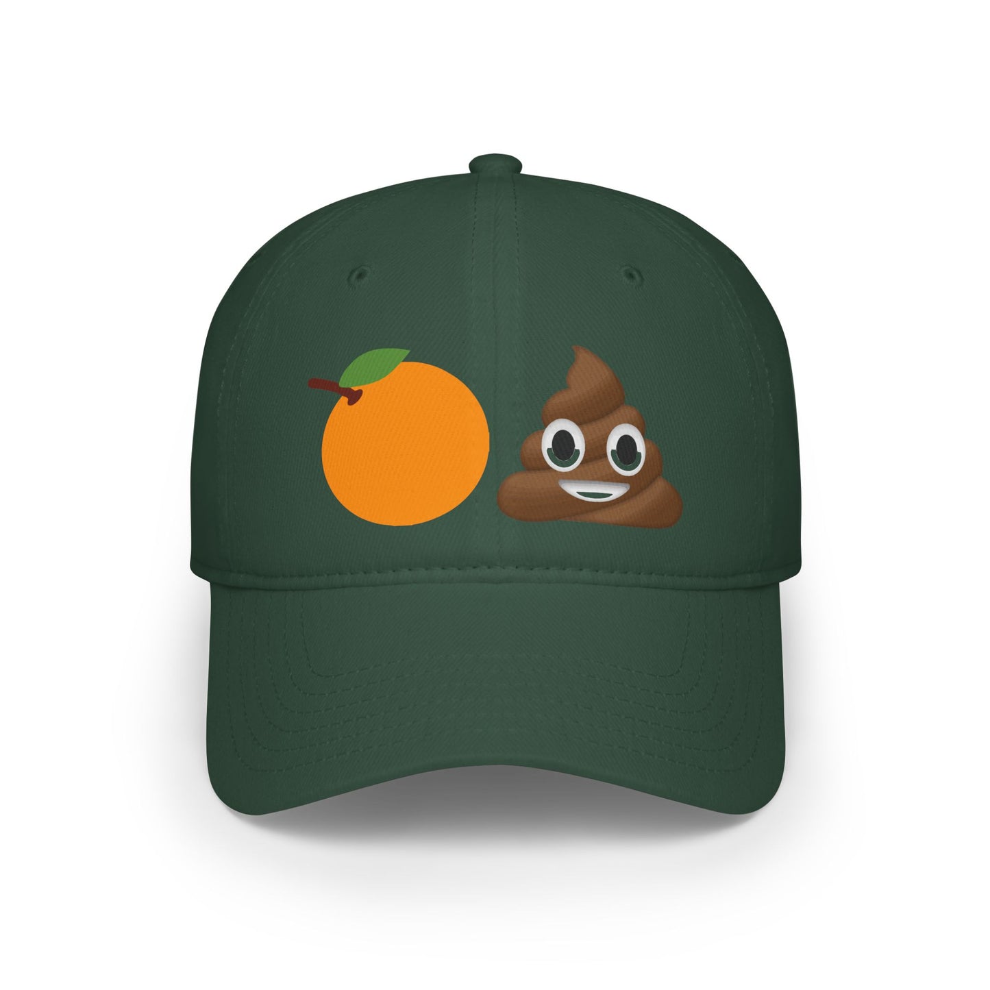 Orange Poop Baseball Cap