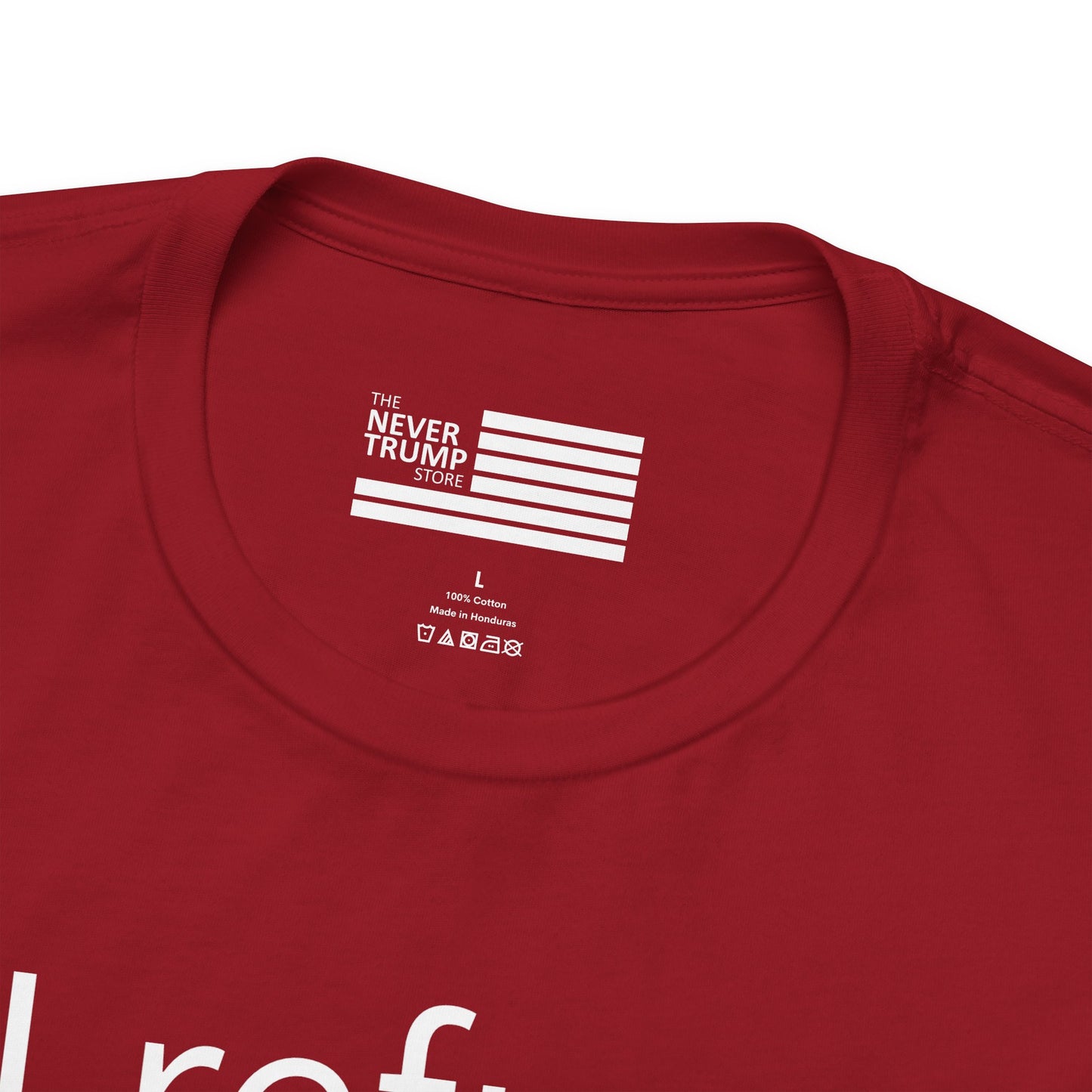 I Refuse to be Bullied by MAGA Sleeve Tee w/ Logo